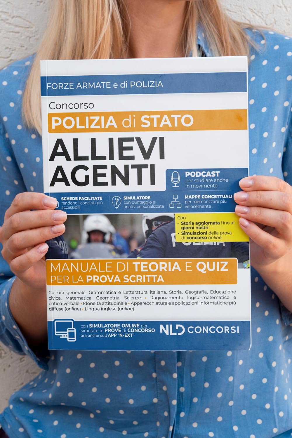 Concorso Polizia di Stato allievi agenti. Manuale di teoria e quiz per la prova scritta 2026