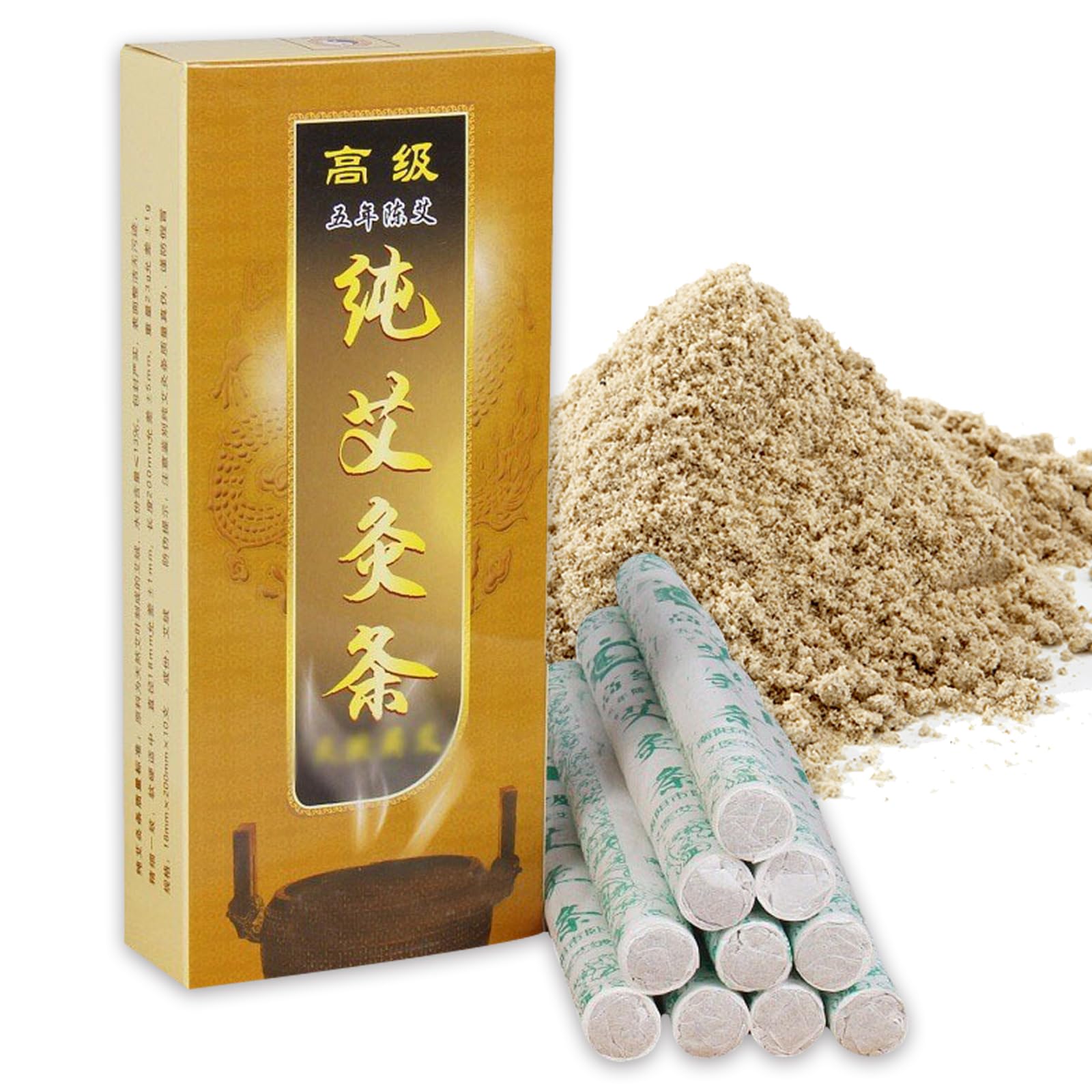 Moxibustion Smokeless Moxa Warm Chinese Medicine Stick Mugwort Roll Mugwort Stick (20cm)