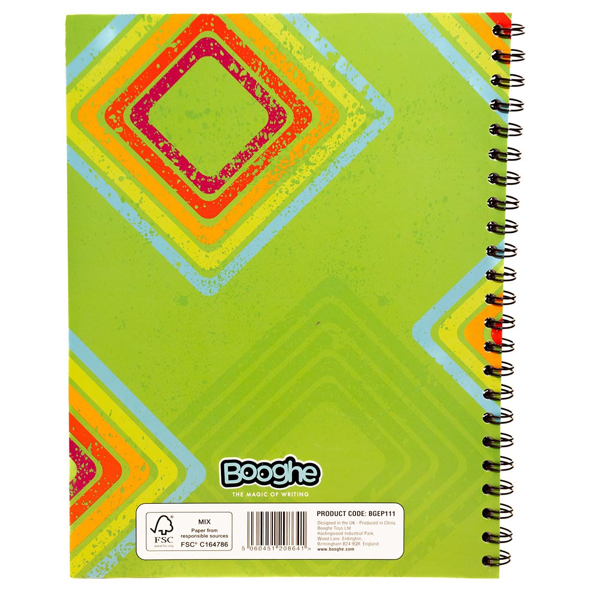 Jotta-Notizblock, A4, kariert, Spiralbindung, mit hochwertigem Schreibpapier, 220 Seiten, hochwertiges weißes 80 g/m² kariertes Papier, 4-Loch-Ränder und perforierte Kanten, ideal für
