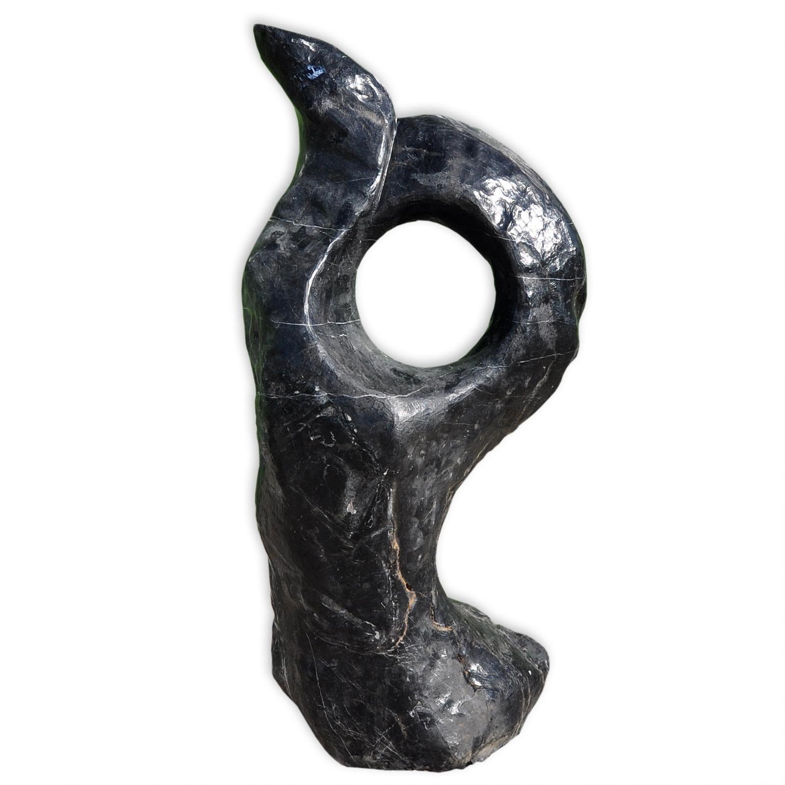 Ozeanfindling Findling Skulptur Naturstein Meeresgestein Gartendeko **Wundervoller Blickfang für Ihren Garten** Einzigartige Form Unikat Einzelstück 519 KG 155 cm HOCH