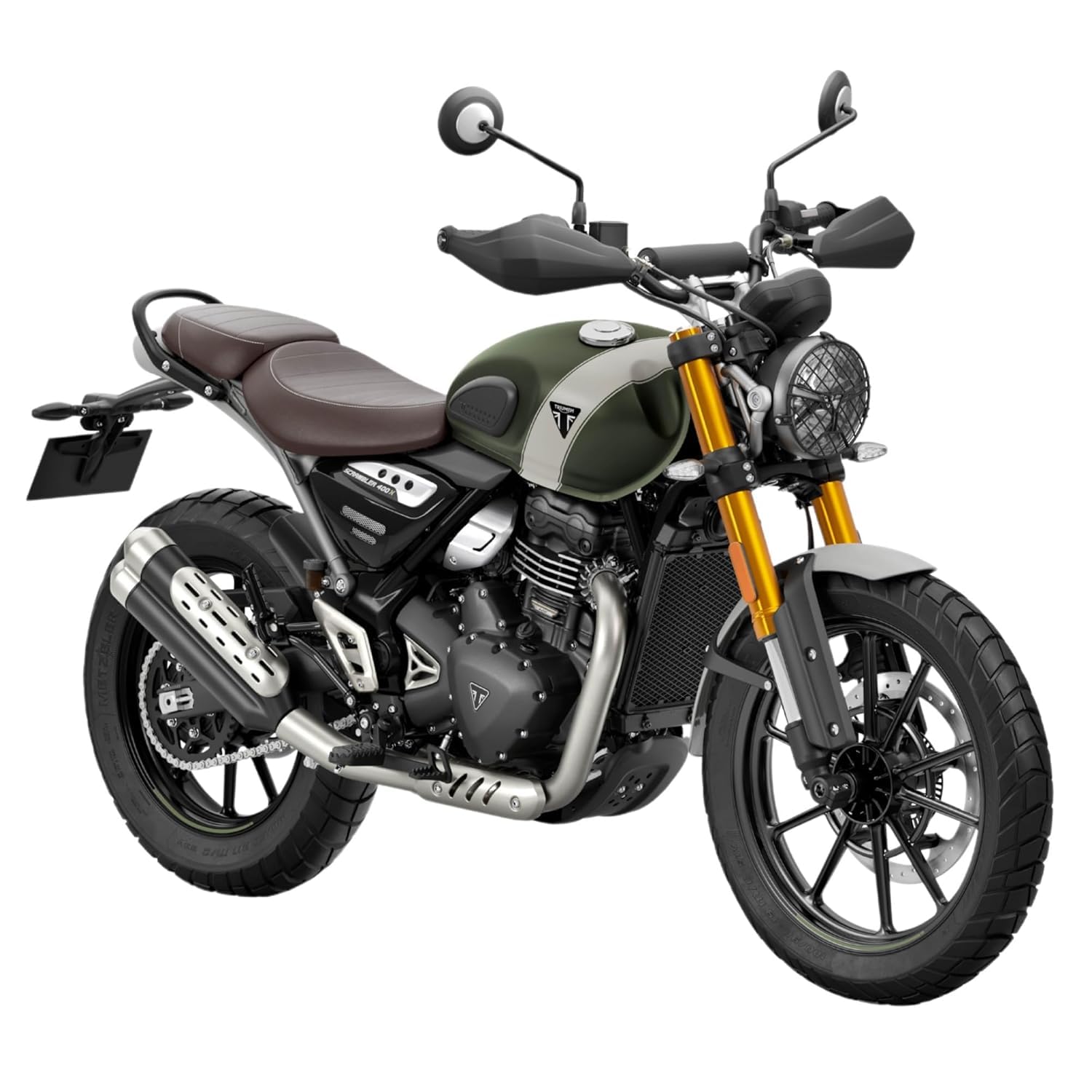 TRIUMPH Scrambler 400 X (349 CC) Bike Matt Khaki Green Booking for Ex-Showroom Price-picture-34