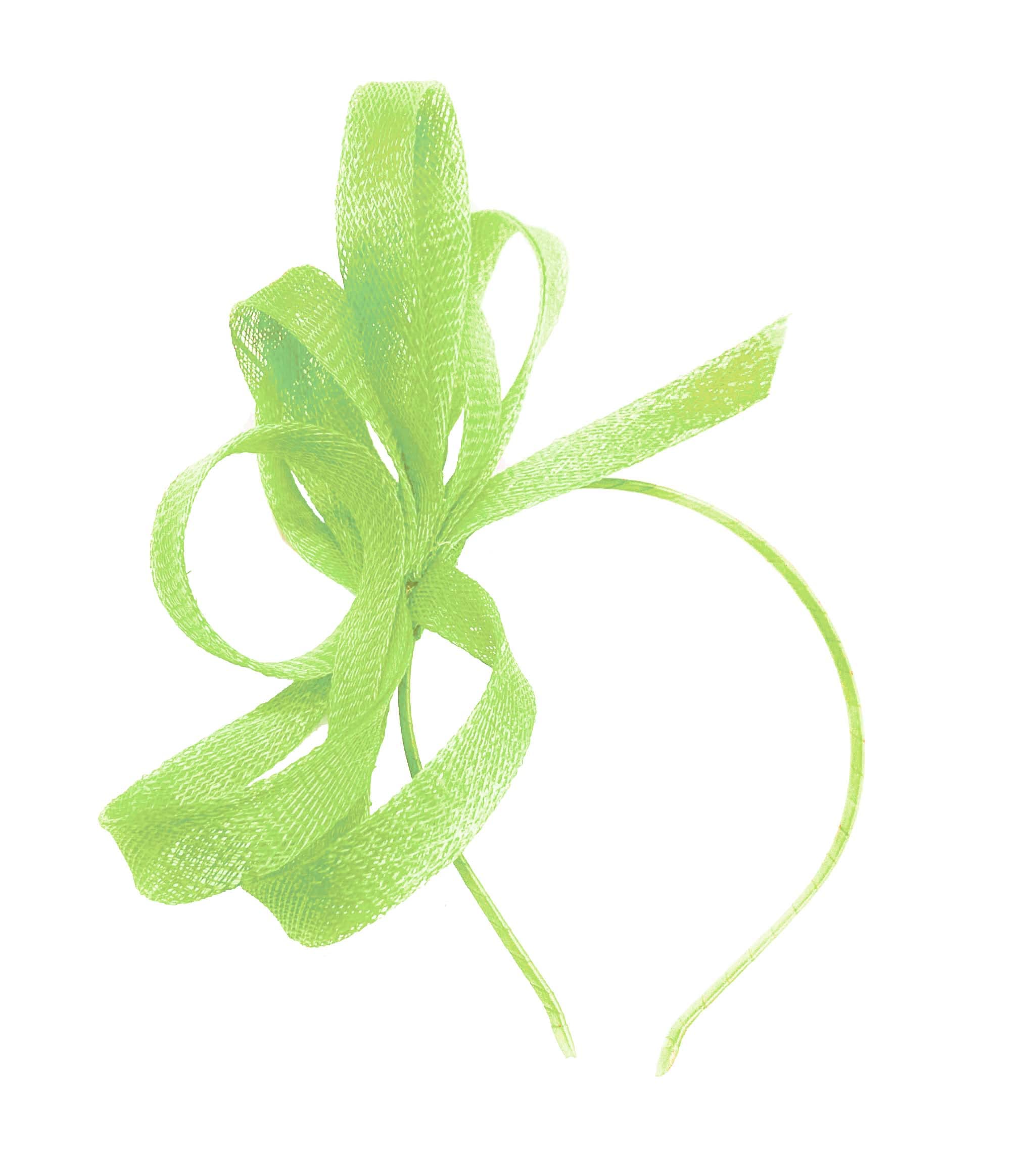 CapriliteVegan Sinamay Fascinator Headband Wedding Hoop Ladies Day Ascot Races