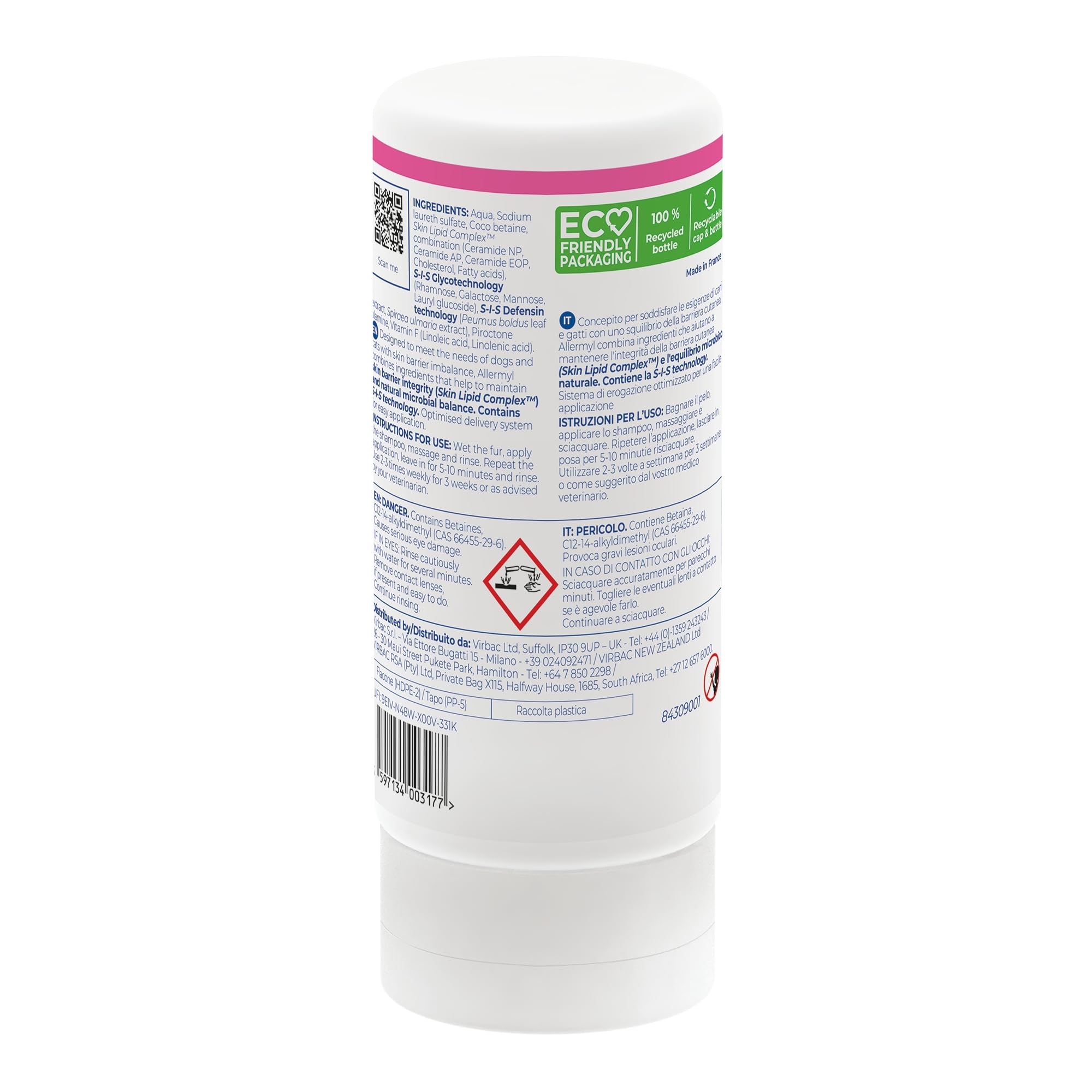 VIRBAC ALLERMYL SIS szampon 250ml