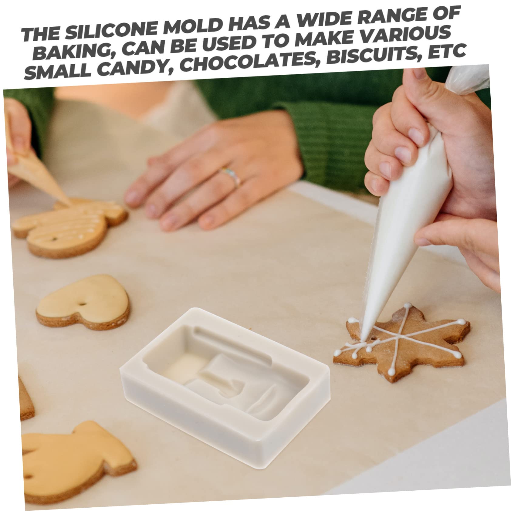 TOPBATHY 5pièces Moule à Chocolat Silicone Moai Moule Décoratif Pour Biscuits Et Gâteaux De Pâques à Fondant Pour Chocolat
