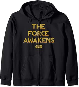 STAR WARS スターウォーズ フォースの覚醒 オフィシャル パーカー Amazon | スターウォーズ フォースの覚醒 大胆なプリント ジップ
