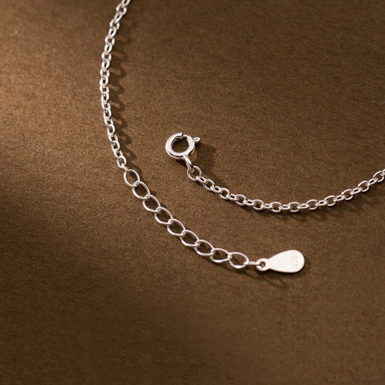 Vero Braccialetto in Argento Sterling 925 per Le Donne, Matrimonio, San Valentino, Dolce Ginkgo Biloba, Braccialetto con Foglie