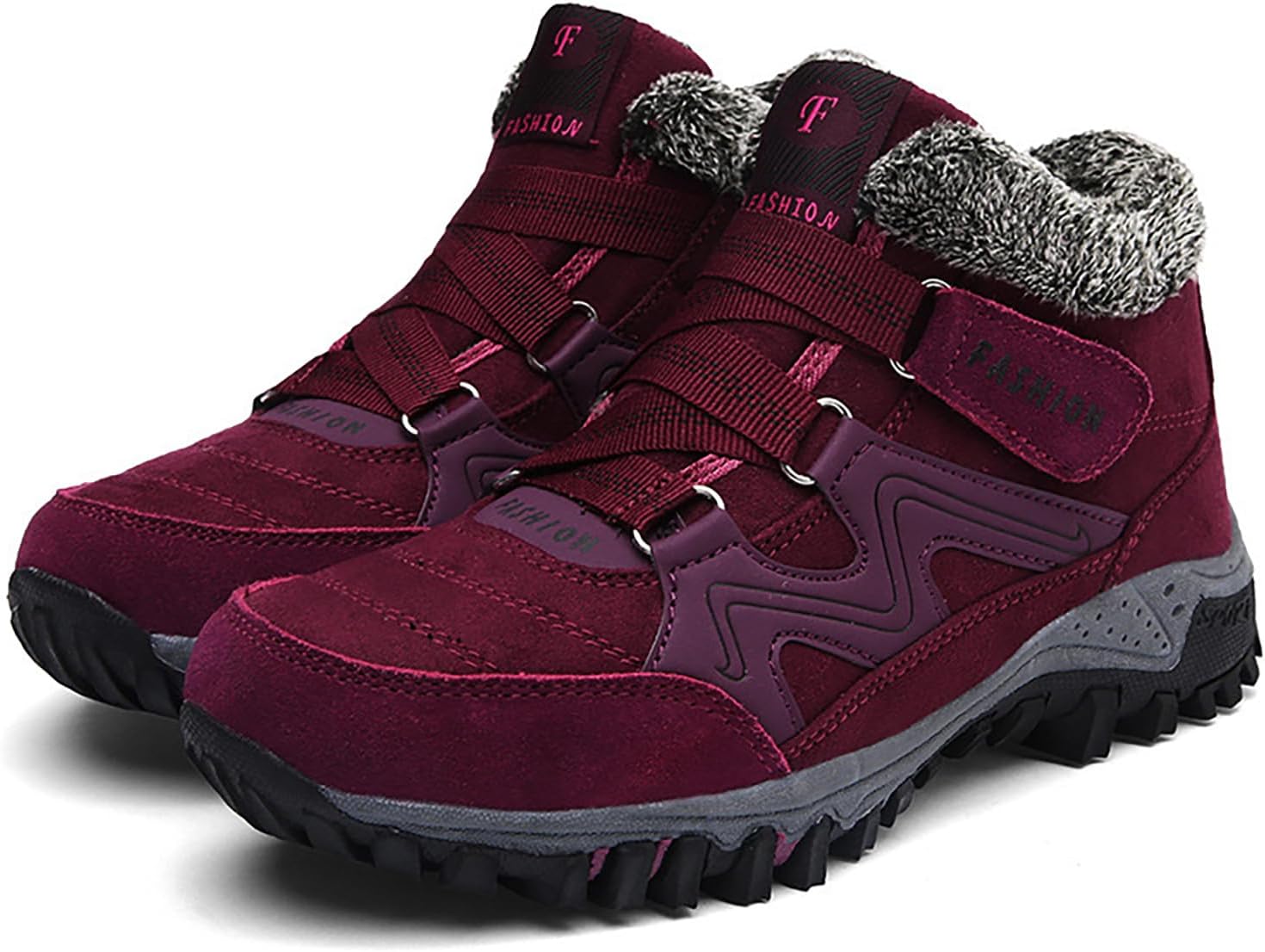 StoneLiquid Orthopedic Boots Women, Waterproof Snow Hiking Shoes, Thermal Comfort Walking Sneakers with Non-Slip Sole