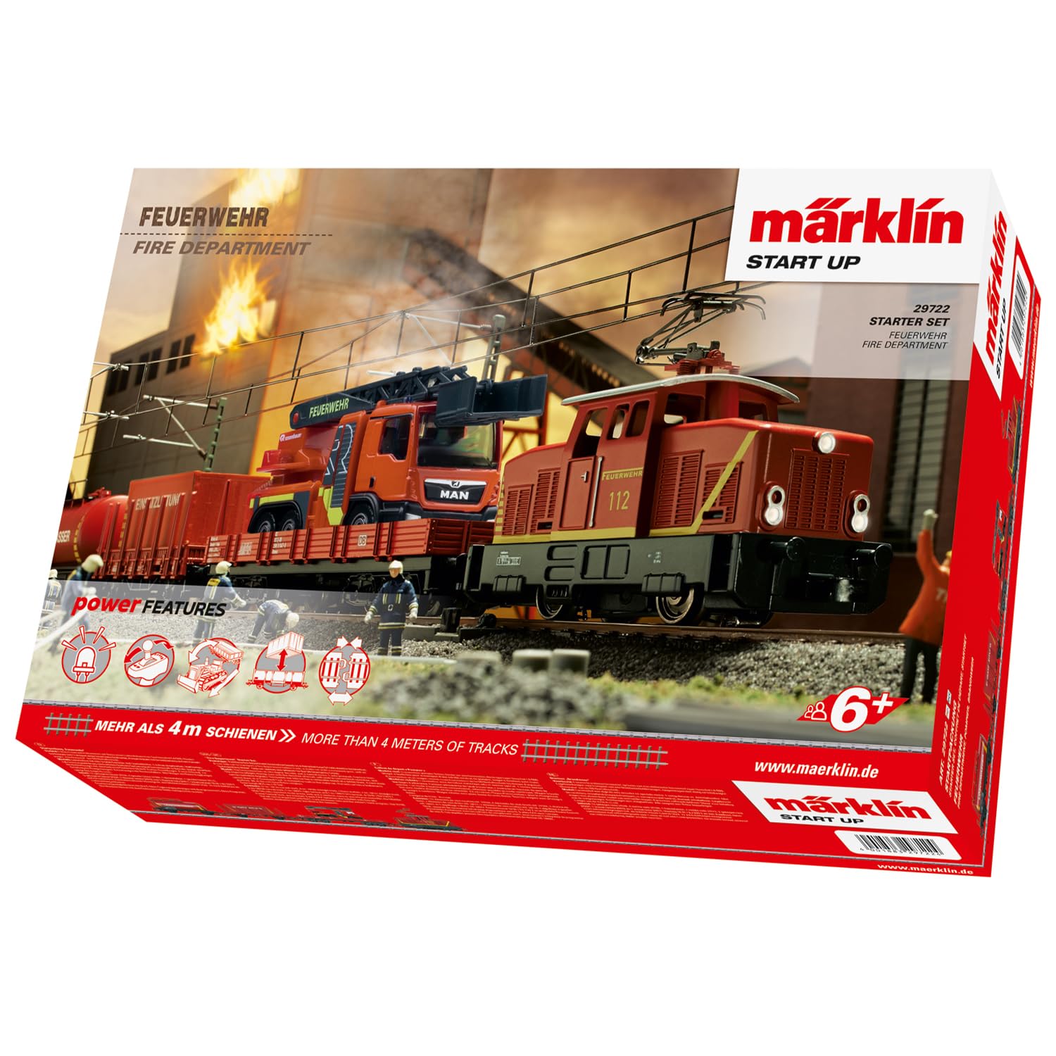 Märklin 29722 Start up Startpackung Feuerwehr