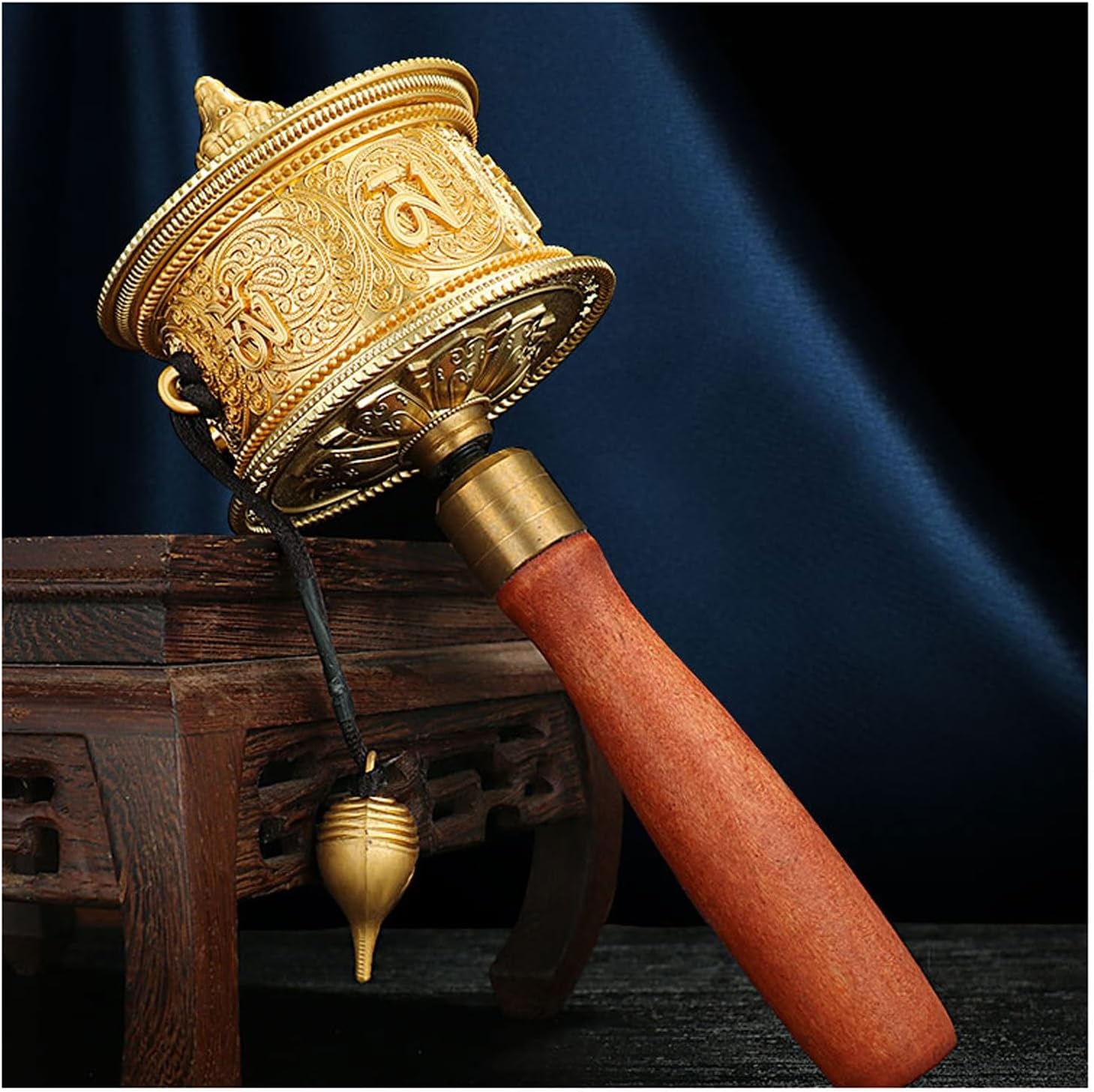 糸車 古民具 木＆竹製 アンティーク装飾品 レイアウト提案 行燈添え