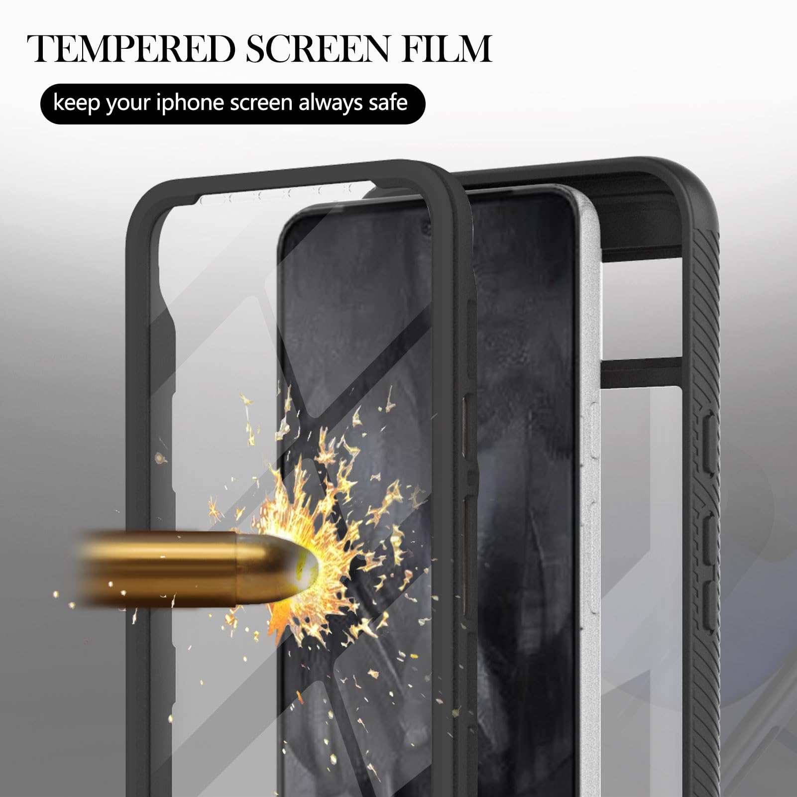 Sawiqpd for Google Pixel 9 Pro XL 5G Case with Built-in Screen Protector - Image 2