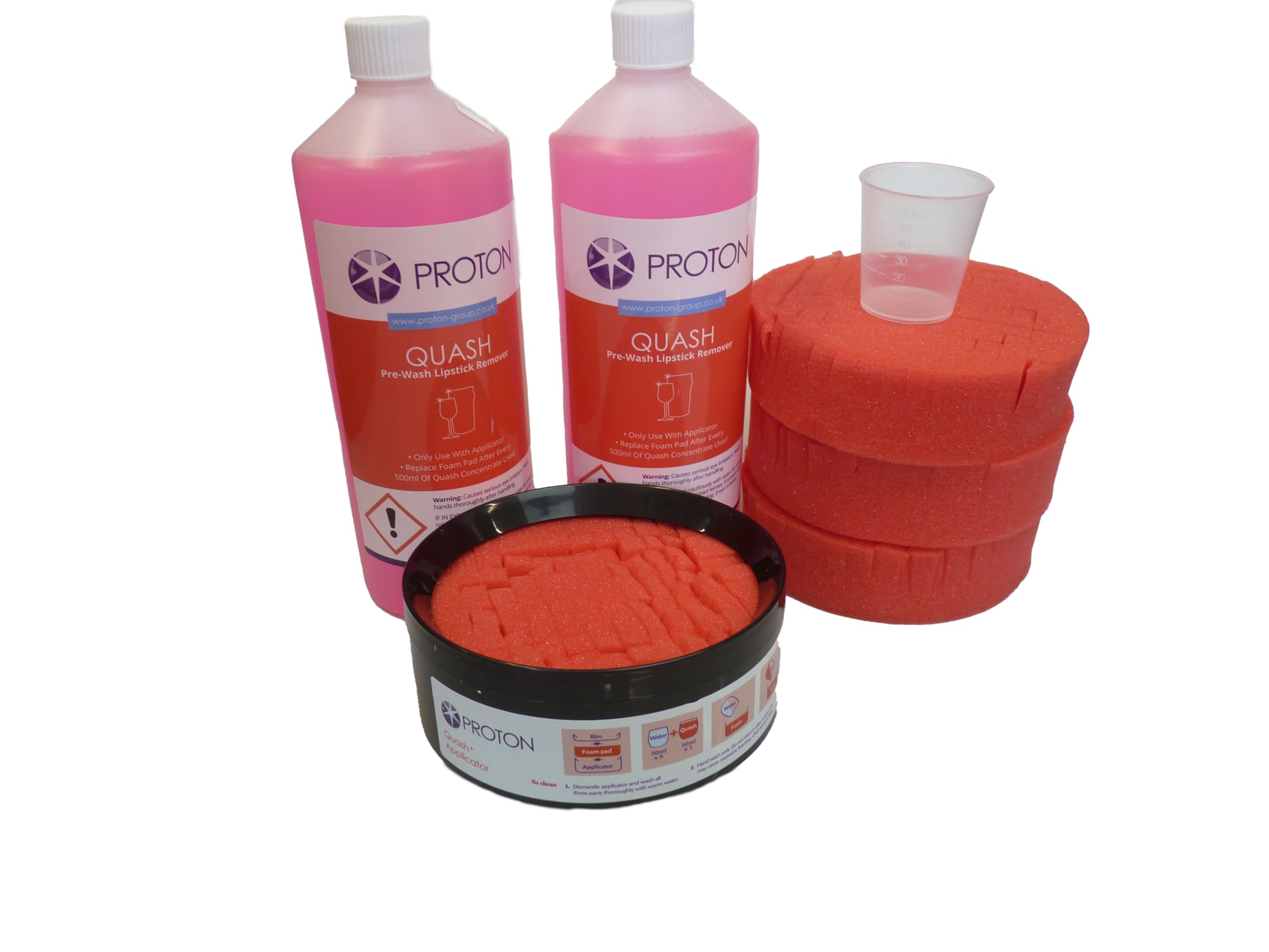 Quash Starter Pack Lipstick Remover For Glassware