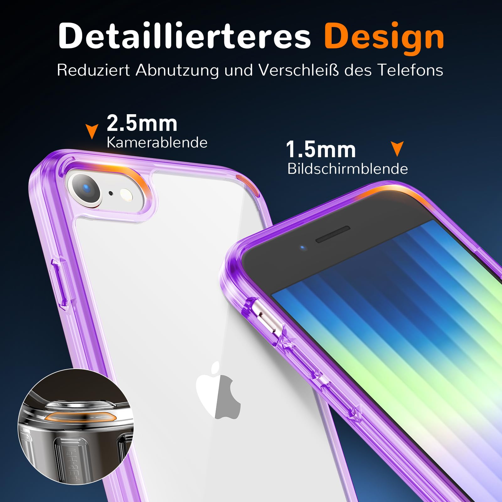 Clear Case for iPhone 15, Ultra Thin, Shockproof TPU Cover, Anti-Yellowing, Crystal Clear, Phone Case for Apple iPhone 15 - Clear — view 54