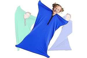 OUTREE Sensory Body Sock Small Size for Kids Blue