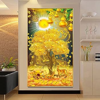 インテリア　美術品　デッサン画　書　アート ドットアート 50cm × 50cm バティック モダンアート アジアン