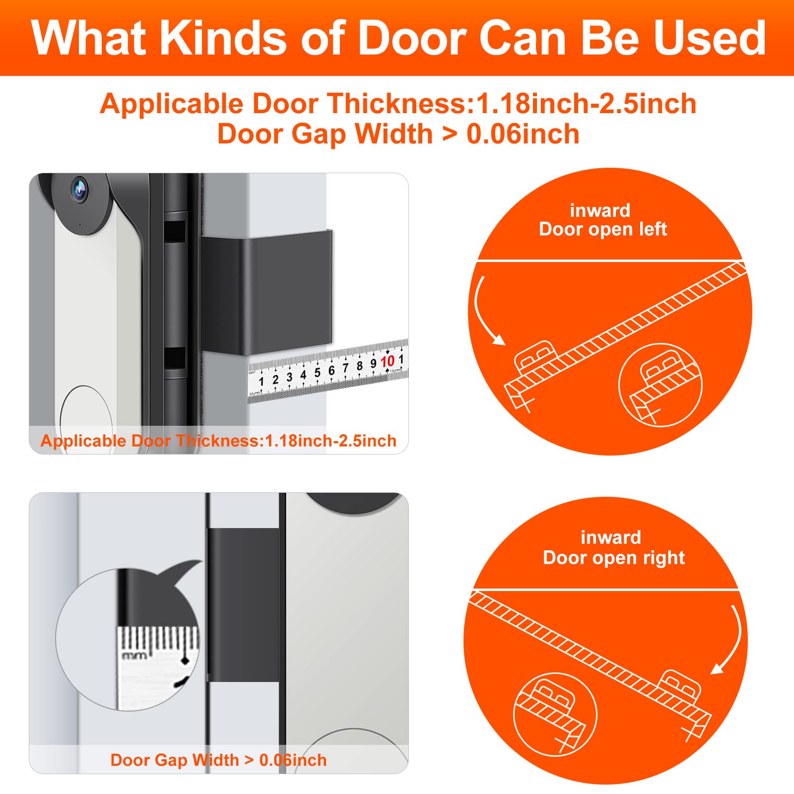 Google Video Doorbell Mount NoDrill For Google Doorbell