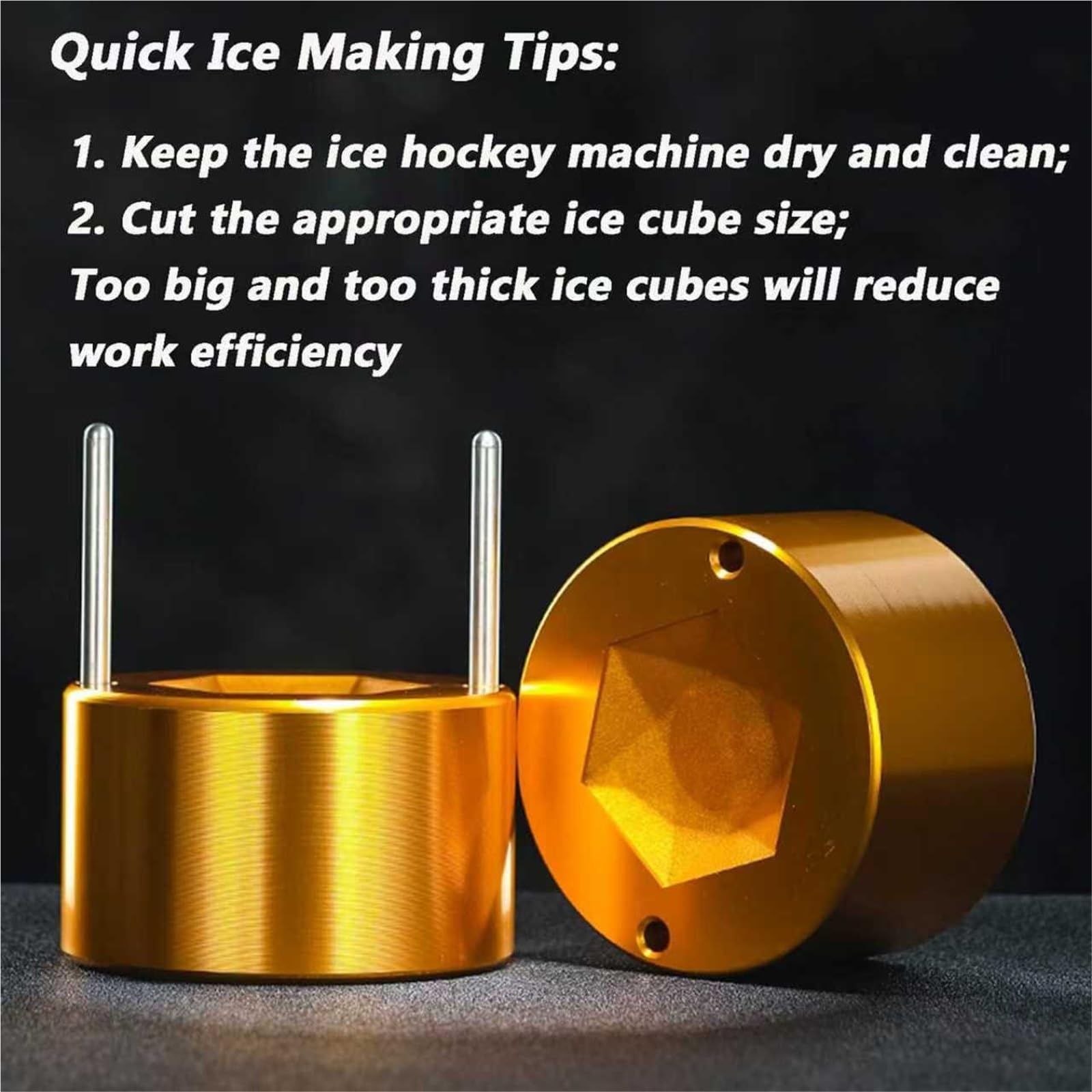 Grandi stampi per cubetti di ghiaccio a forma di diamante, 7,4 x 6,1 cm, trasparenti per cocktail e whisky, ghiaccio a lento scioglimento per casa, bar e bevande per feste, perfetti per intrattenere