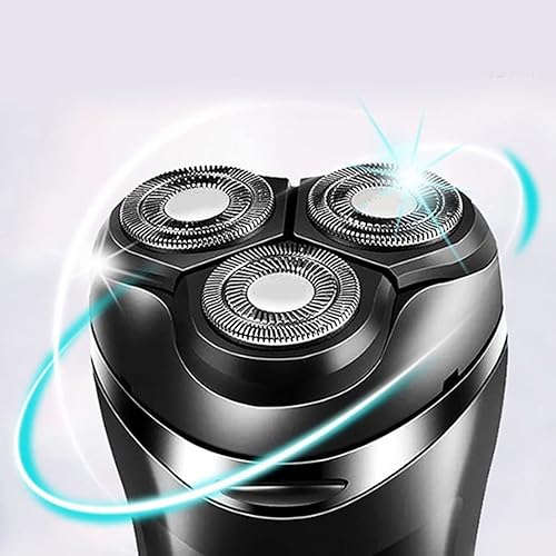 Miniatura 7 de Recargable eléctrico eléctrico para hombres con recortador de barba, recortador de barba, cabezales giratorios 3D