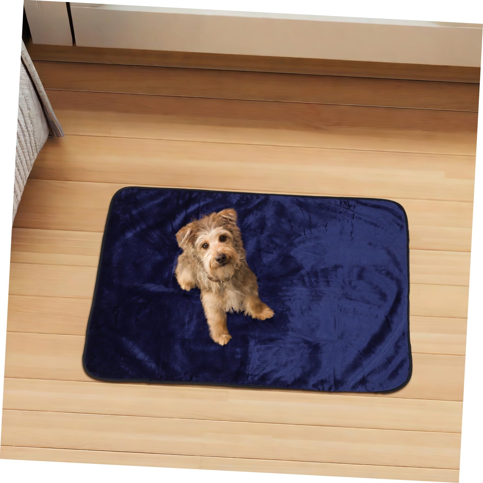 Kisangel Couverture Imperméable pour Chien 100x75 Cm en Sherpa Fleece | Rectangulaire, pour Grands Chiens, Usage Polyvalent, Adaptée aux Couchages Sièges Arrière