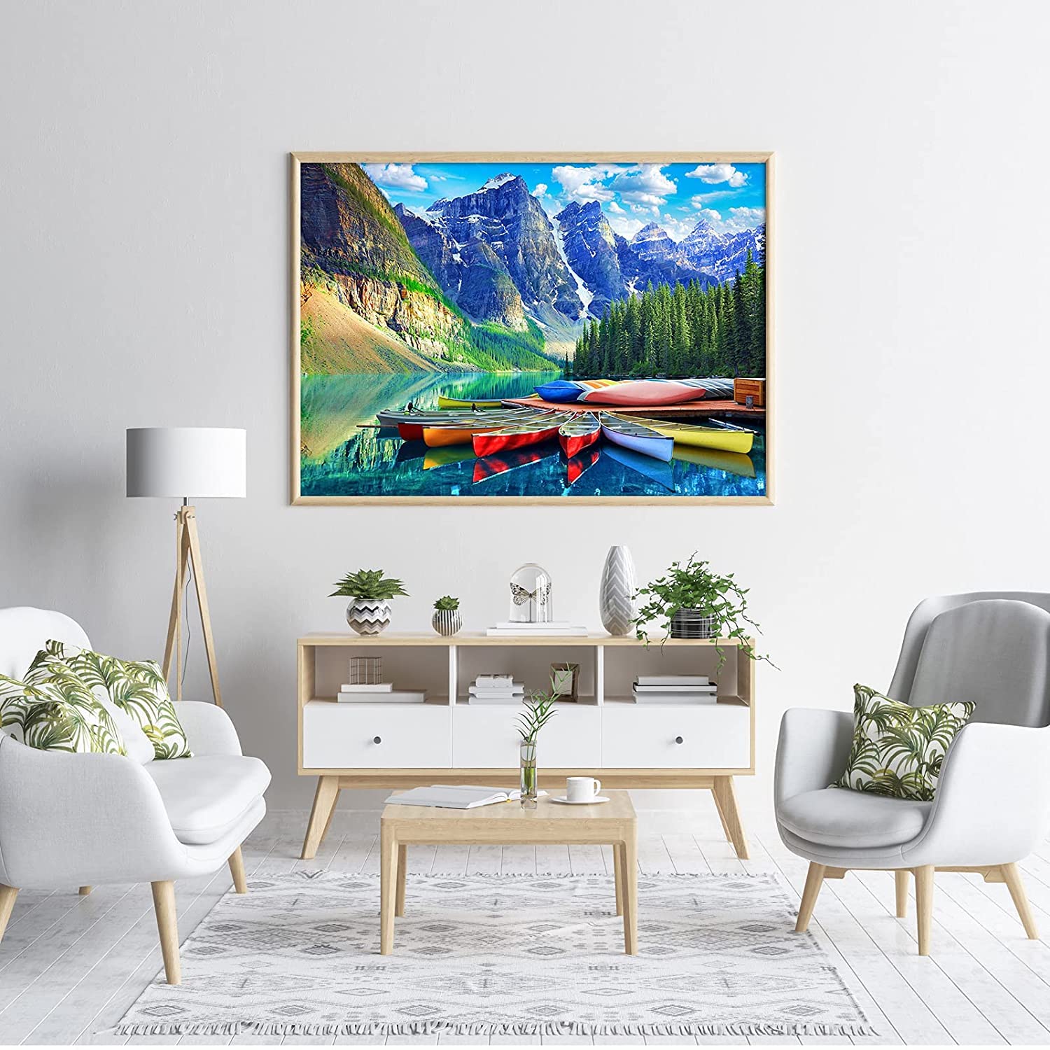 1000 Teile Puzzle Für Erwachsene – Morraine Lake Sonnenaufgang, Premium Qualität