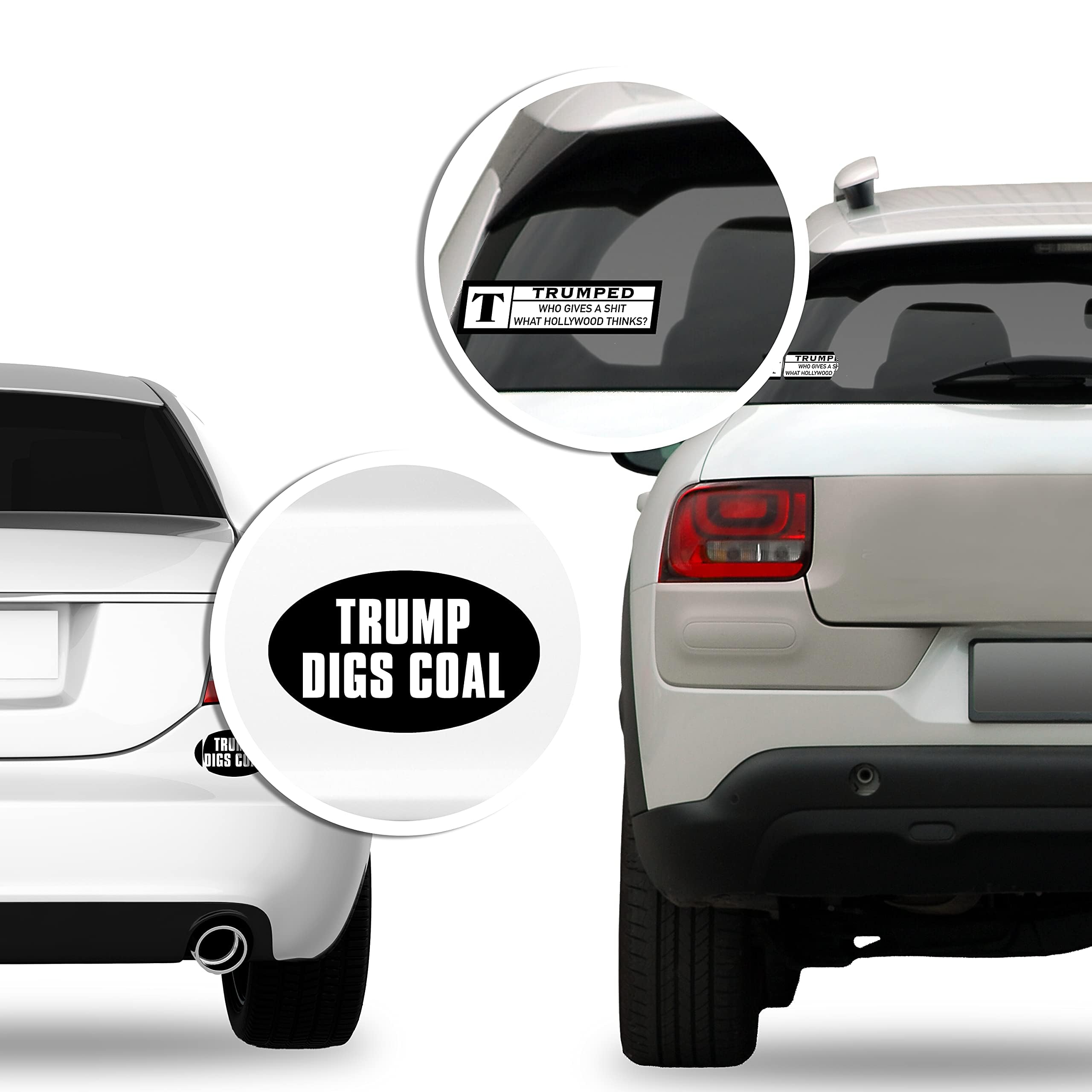 Against All Enemies Foreign And Democrat Bumper Sticker - 3x9 Inch Conservative Political Decal