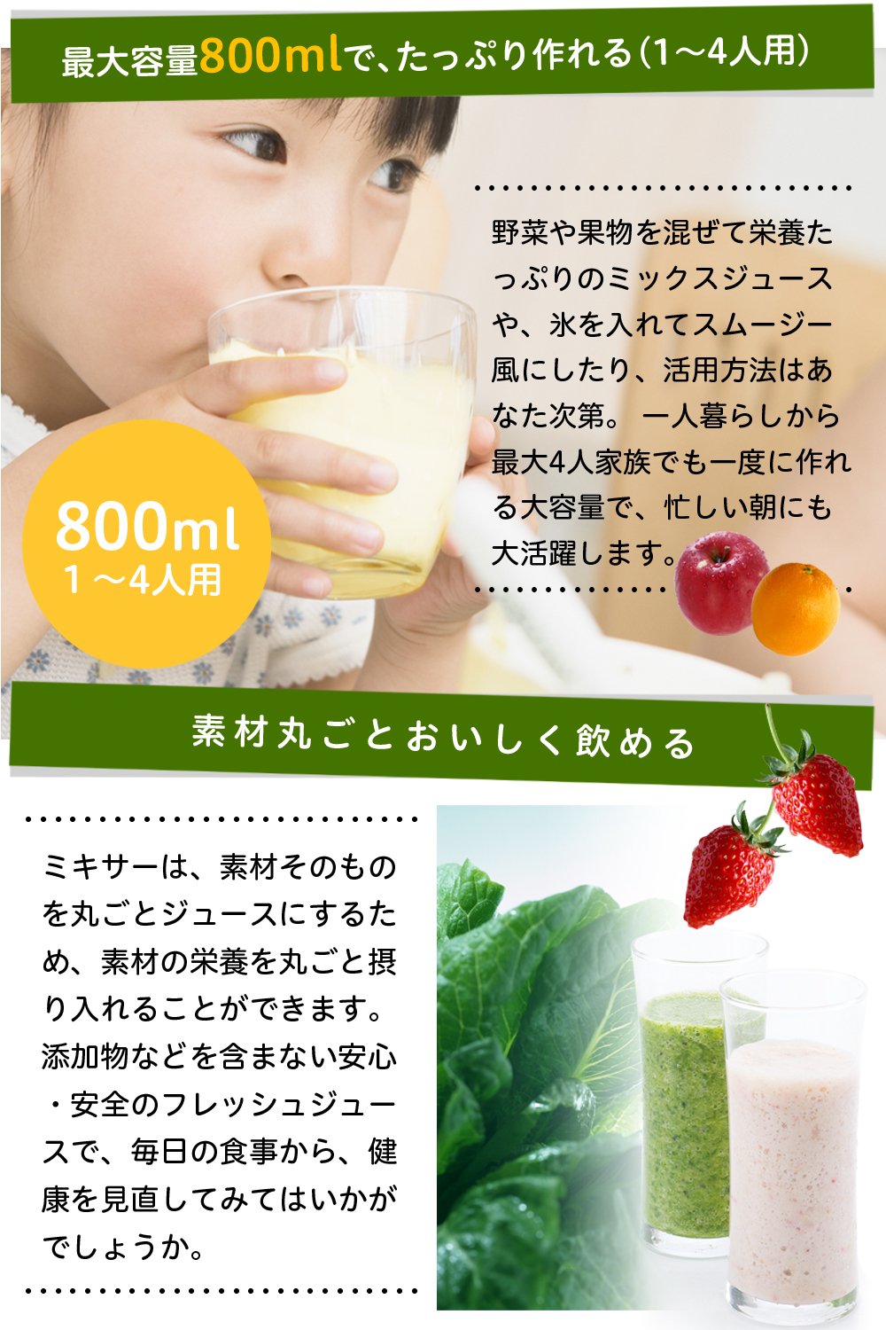 Amazon | siroca ミル付きミキサー SJM-180G[氷も丸ごと砕ける/ガラス  