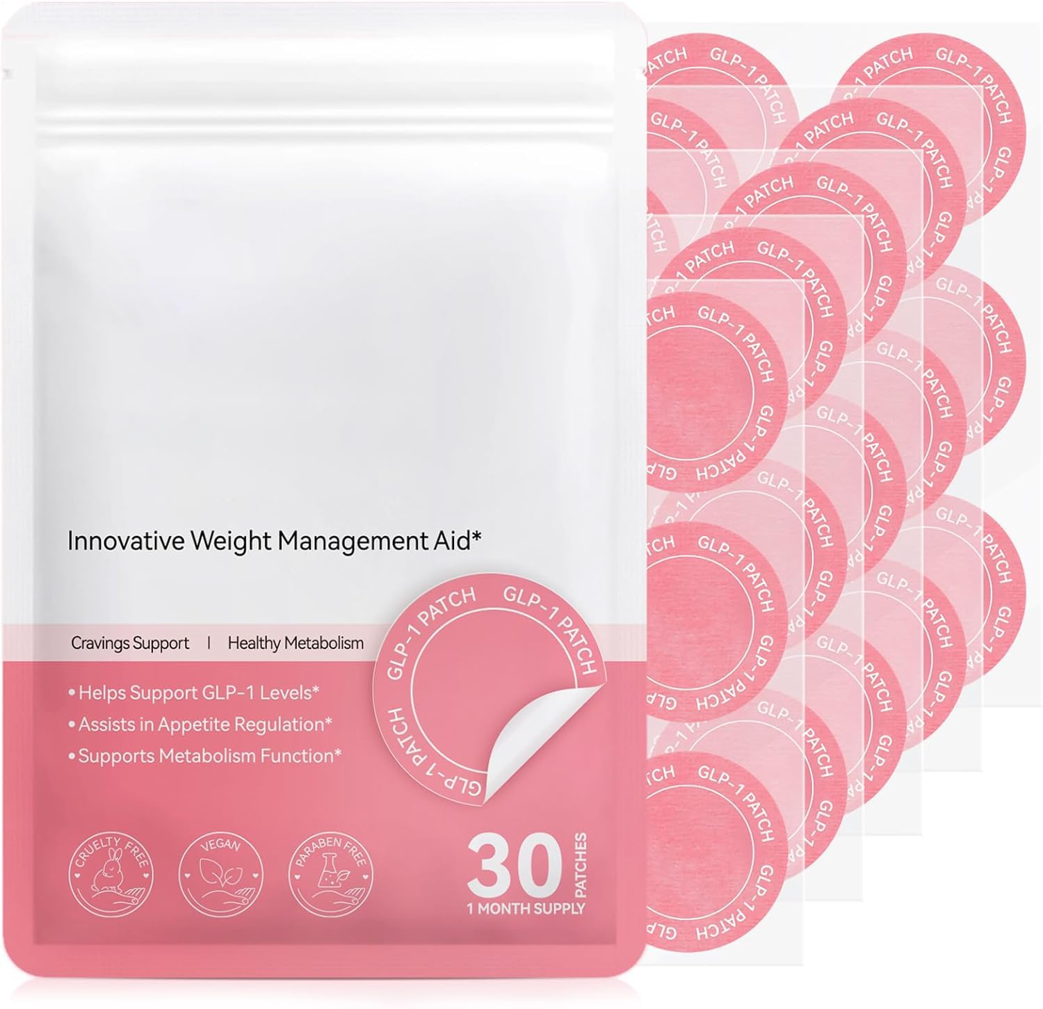 glp-1 support patch GLP-1 Patch -8-Hour Long-Lasting Formula Support - Suitable for Men and  Women's Body Care Patches
