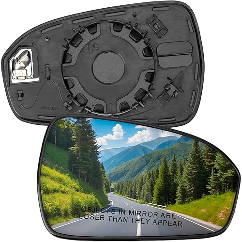 Passenger Side Mirror Replacement for Ford Fusion 2016 2017 2018 2019 2020 2021 - Right Side Mirror Glass, Rear View Mirrors Glass with Blind Spot