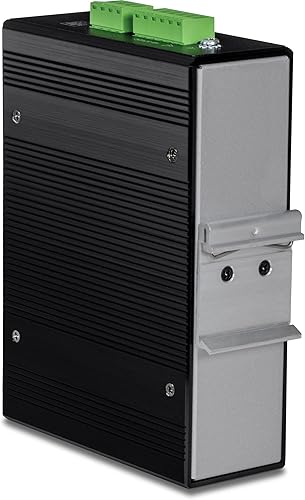 Miniatura 10 de TRENDnet Interruptor de riel DIN PoE Gigabit industrial de 6 puertos L2 4 puertos Gigabit PoE montaje en riel DIN 2 ranuras SFP IP30 VLAN QoS LACP