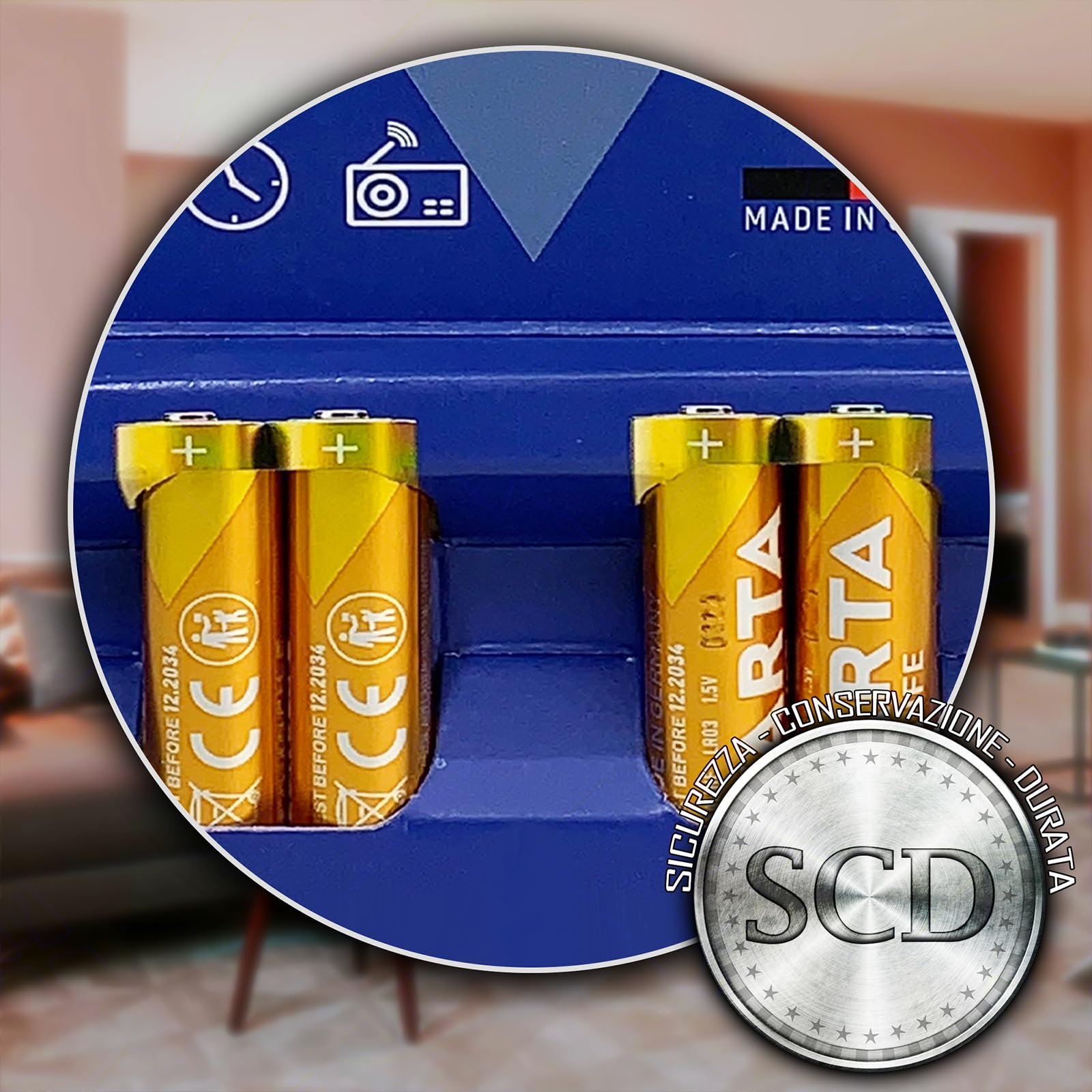 Lot de 5 piles minimales AAA LR03 Longlife Power Alcaline | puissantes et durables pour appareils à haute consommation | pour jouets, lampes de poche LED et appareils sans fil