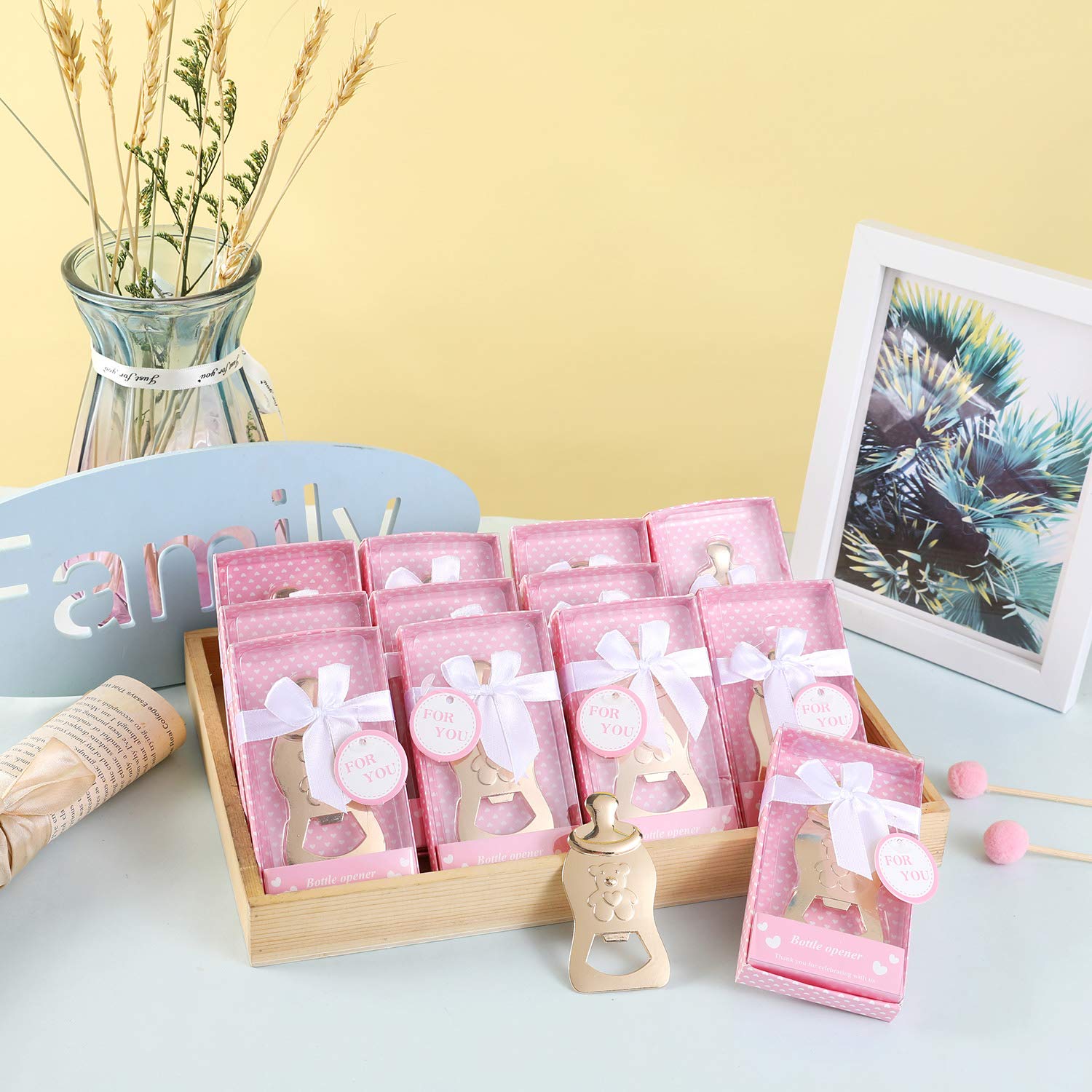 24 Piezas De Regalos De Baby Shower Para Invitados De Oso Abrebotellas, Recuerdo De Baby Shower, Regalo De Regreso Para Invitados, Recuerdo De Baby Shower, Recuerdo Para Niños O Niñas, Decoración