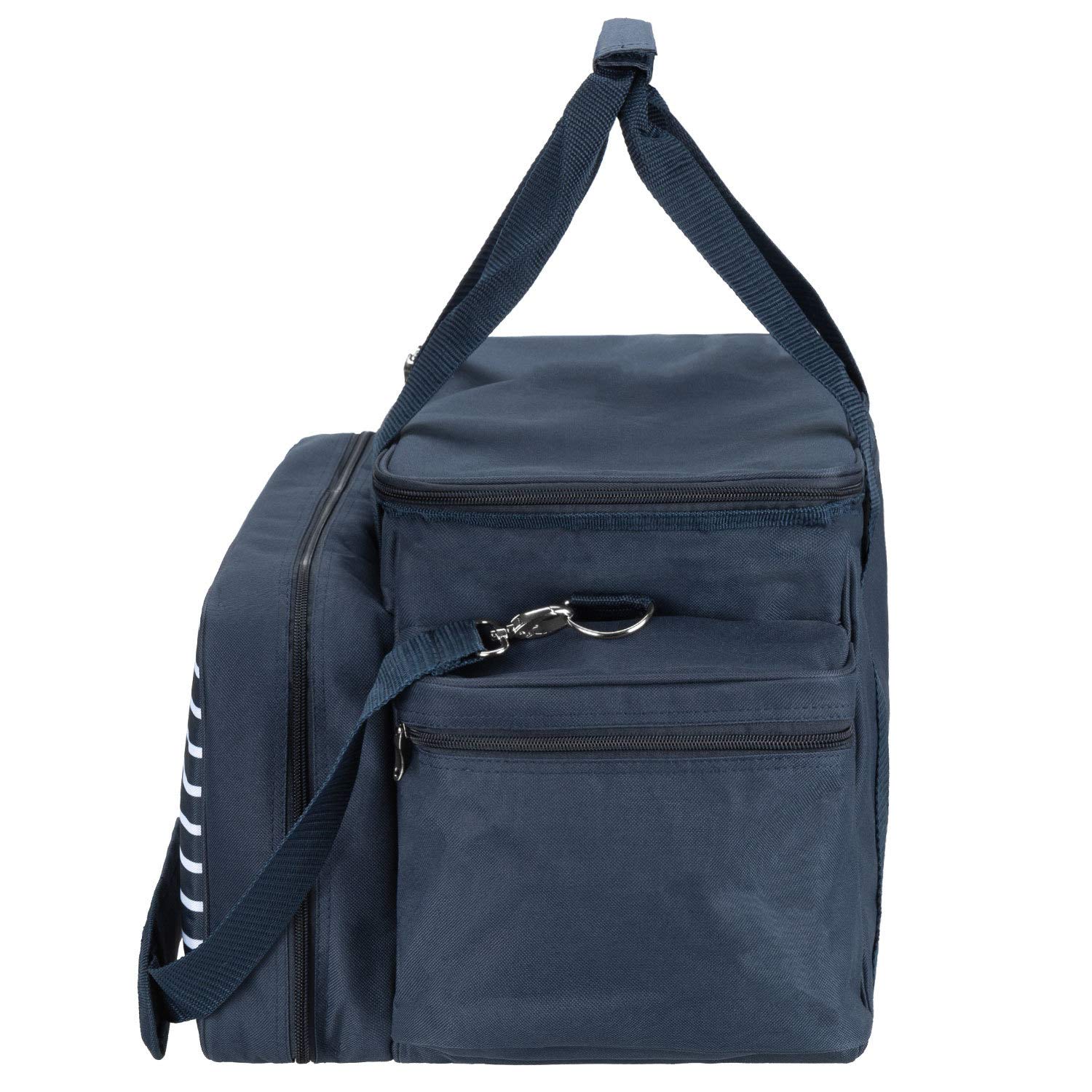 anndora XXL Picknicktasche 6 Personen Vollausstattung 57 Teile - Farbwahl