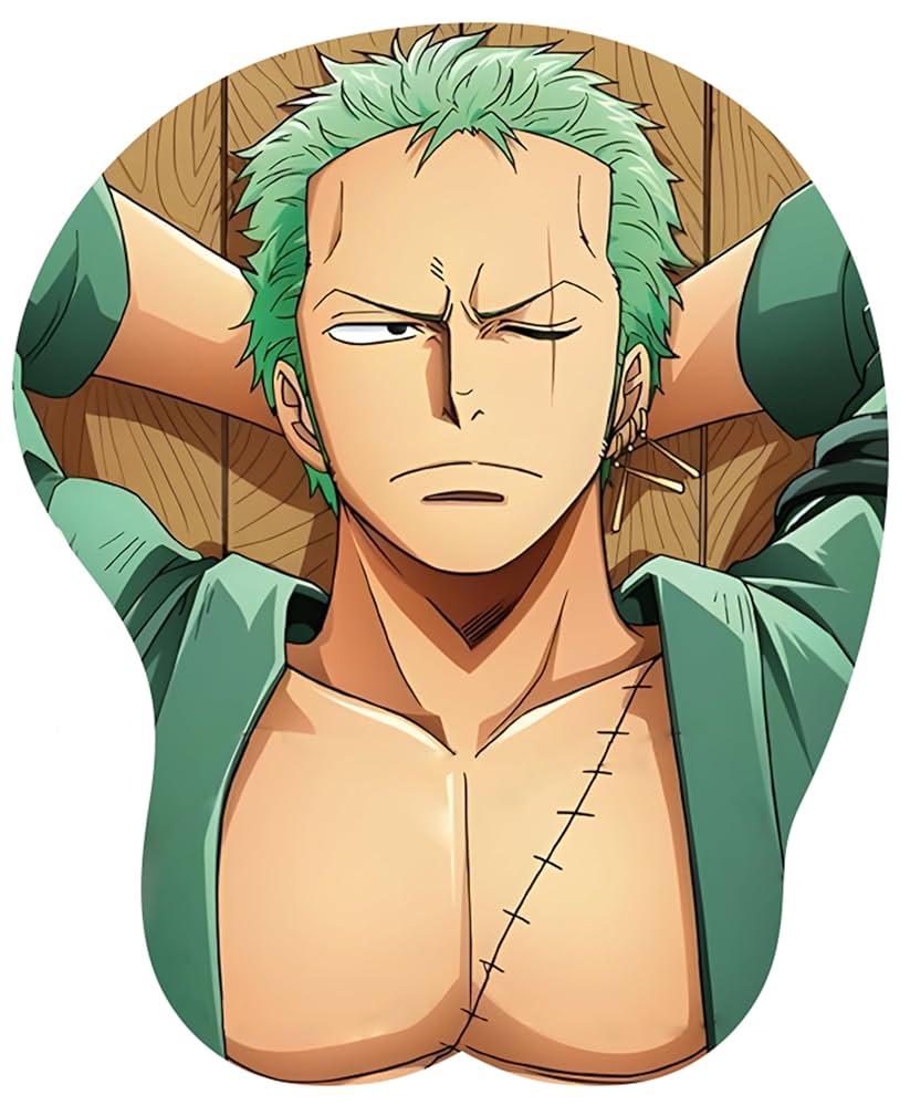 Amazon.co.jp: - 0ne P1ecee Roronoa Zoro 3D Anime Mouse Pad