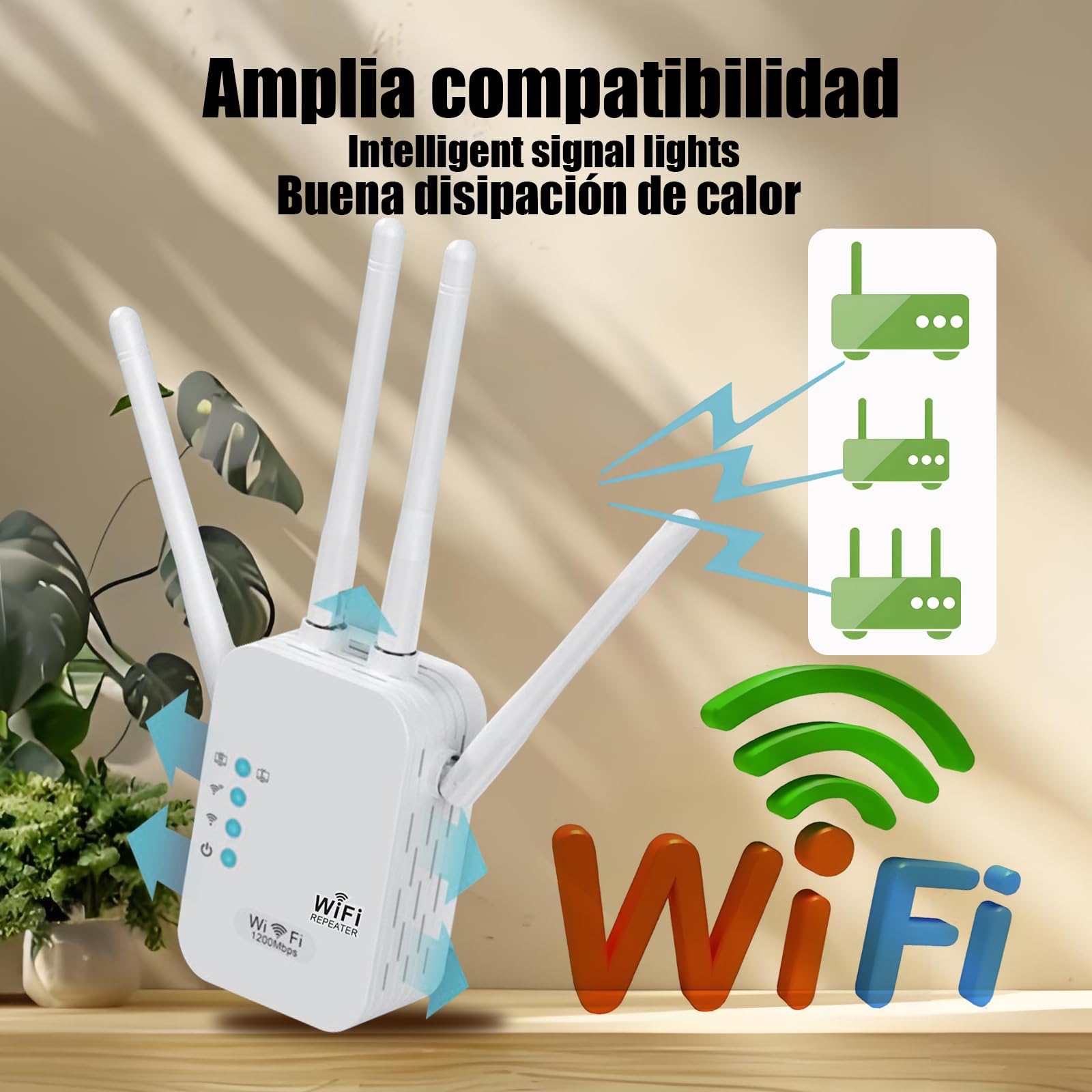 1200mbps G 5g Doble Frecuencia Wifi Repetidor Wifi Exten Cuotas