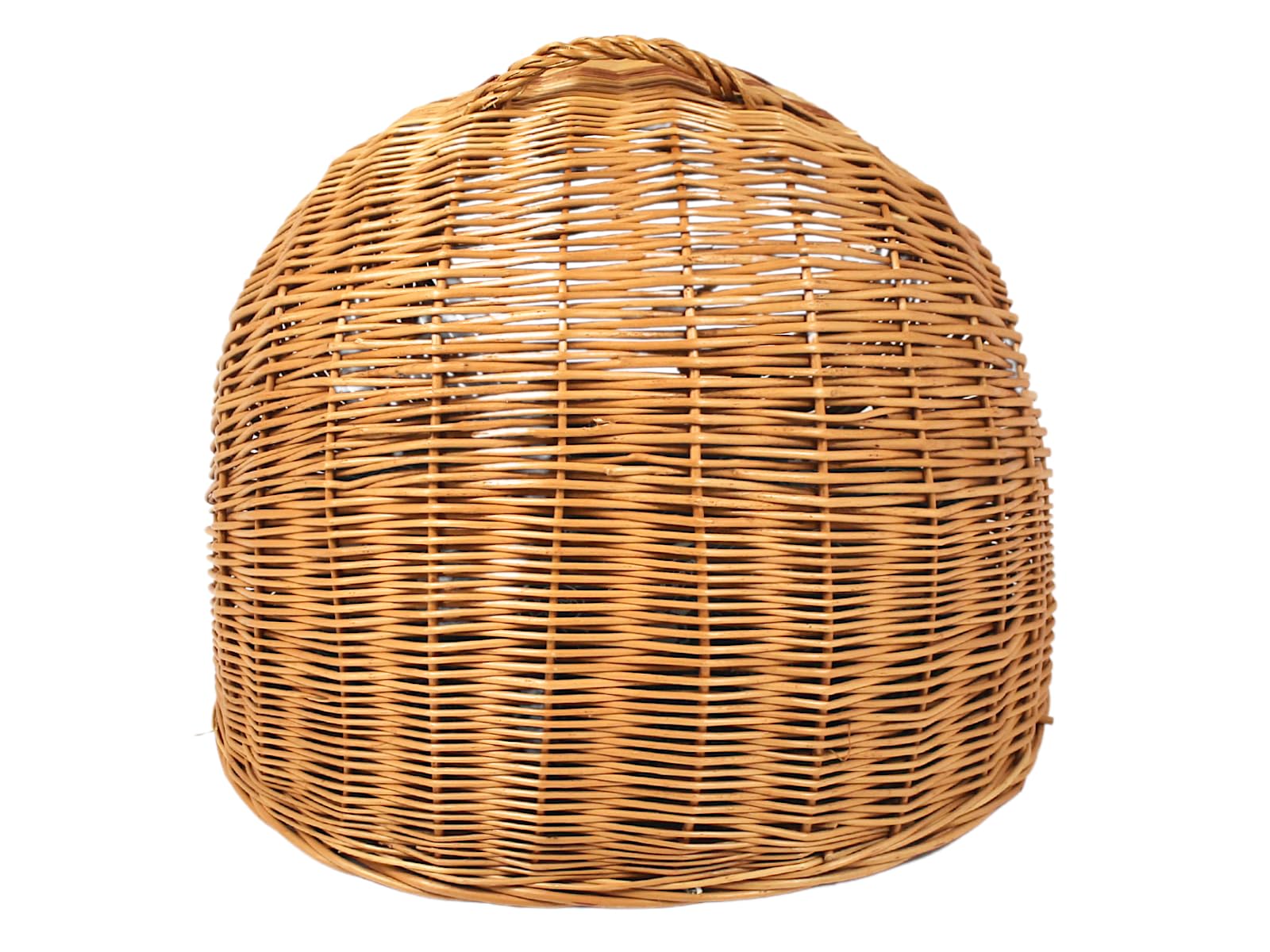 Weidenkorb Korbhöhle mit Gitter und Tragegriff – Abmessungen 50x40x45 cm – Transporthöhle – Natürliche Farbe – Hersteller – Ohne Kopfkissen