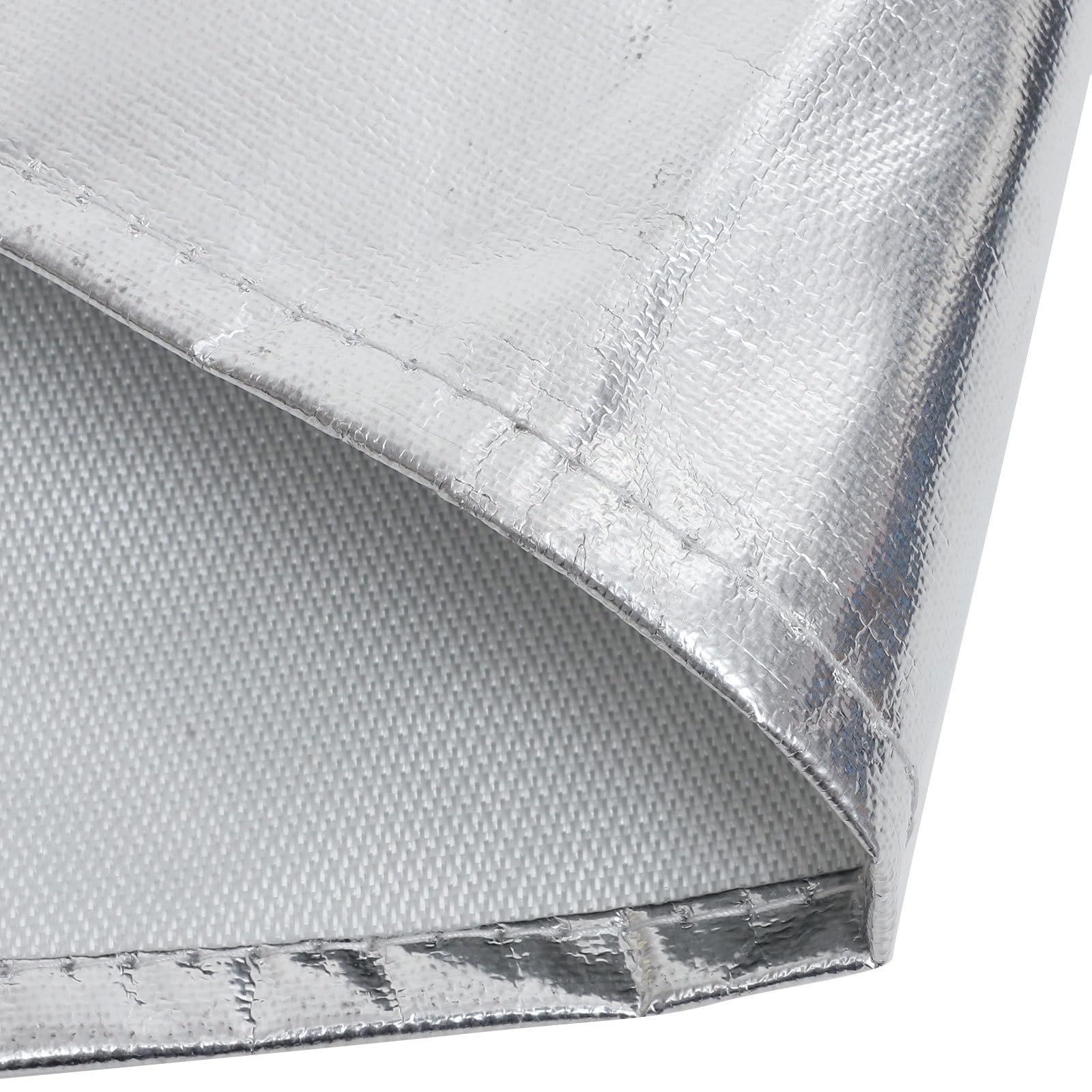 Feuerfeste Aluminiumfolien Schürze mit Voller Abdeckung und Ölbeständigem Kunststoffmaterial für Werkstattarbeit und Sicheren Hitzeschutz in Silber Zufällige Farbe