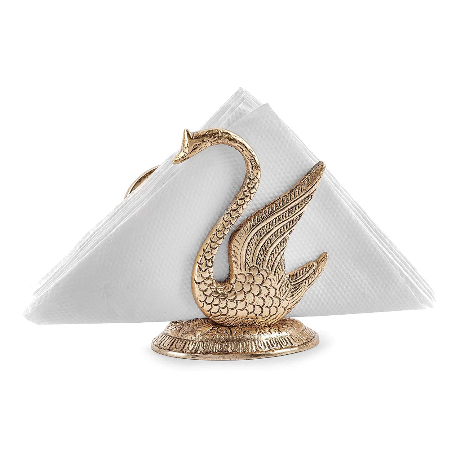 KridayKraft Oxidize Metal Handicrafts Decorative Golden Swan Duck Shape Napkin Holder Dining Tableware Handmade Handicrafts showpiece Gifts (B08L3T7QMJ) Amazon Price History, Amazon Price Tracker
