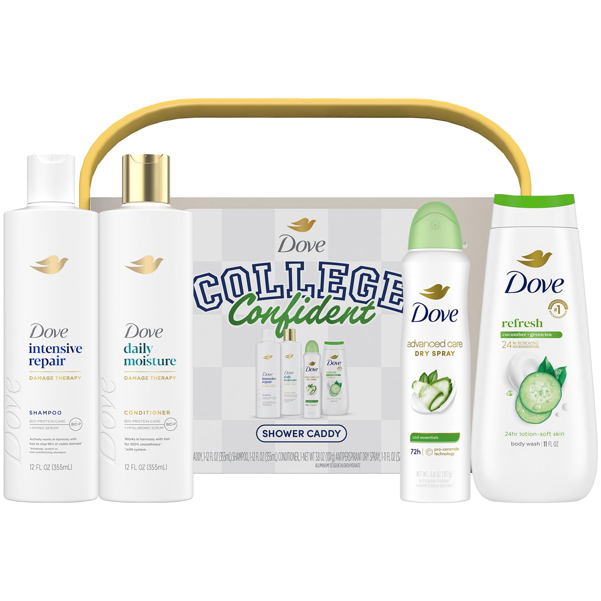 Amazon.com : Dove Shower Caddy College Confident Gift Set