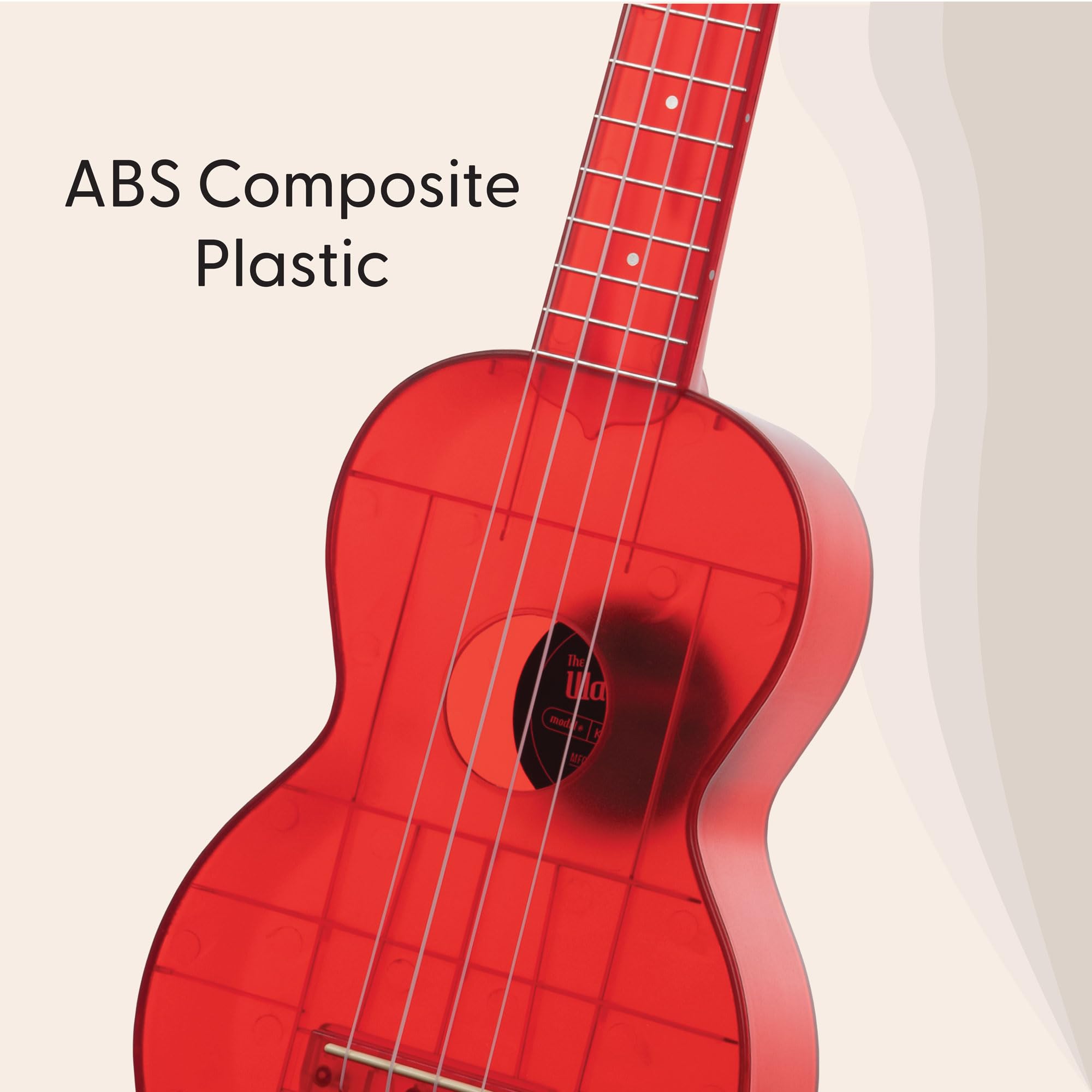 Kala Waterman Maritime Rot Transparent Sopran Ukulele
