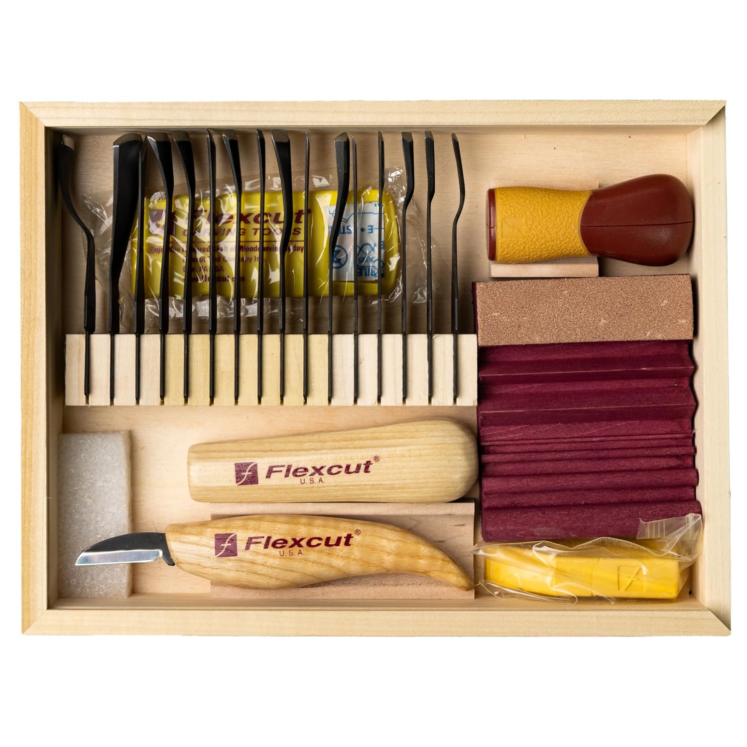 Flexcut FLEXSK108 Cuchillo,Unisex - Adulto, Dorado, un tamaño