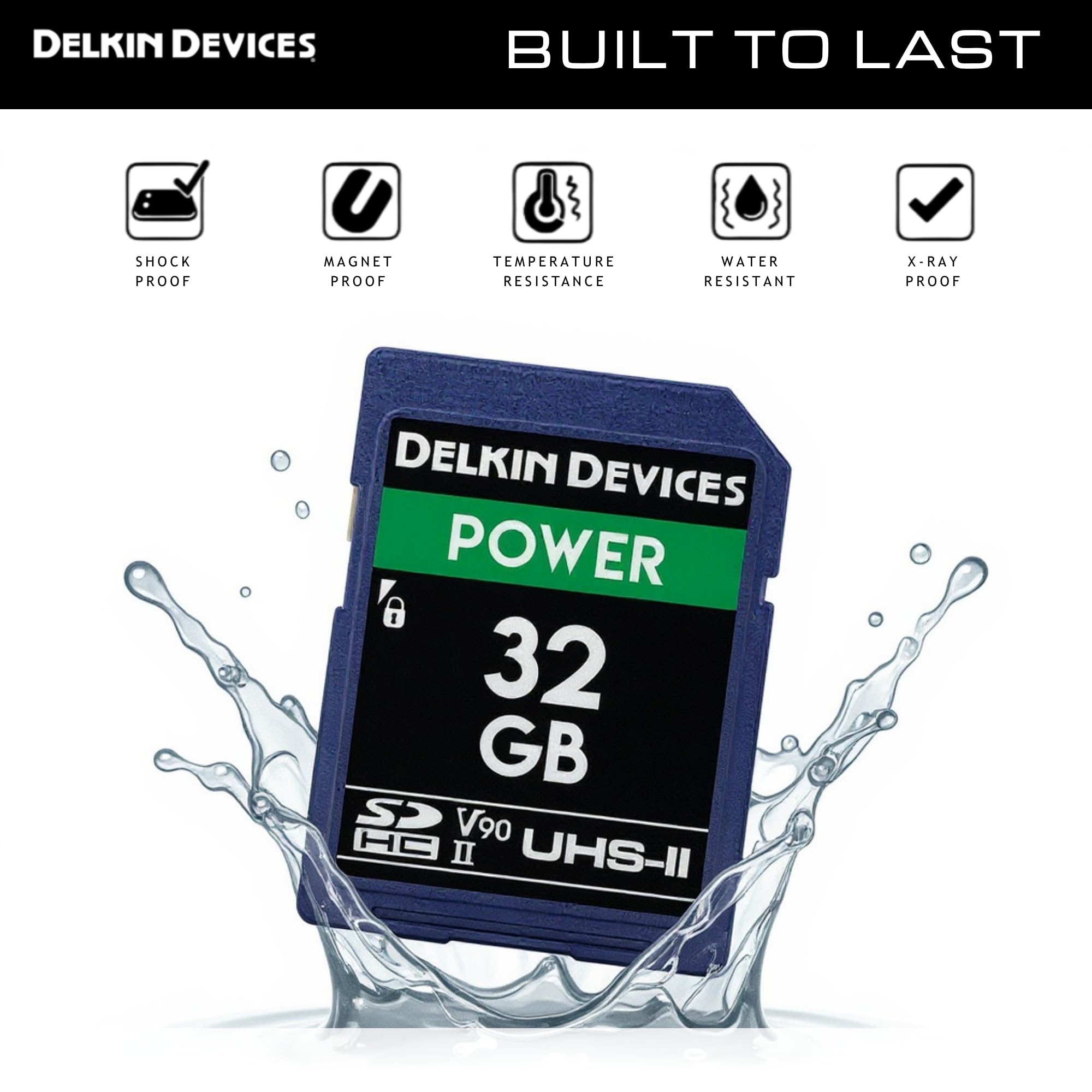 Amazon.com: Delkin Devices Power 32GB SDHC UHS-II (U3/V90) Memory