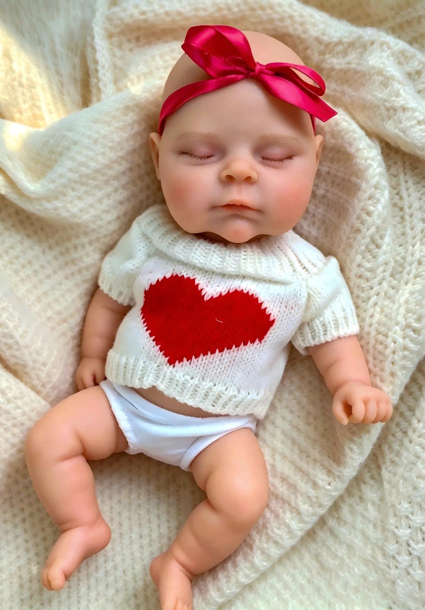 Zero pam Reborn Babypuppen aus Silikon, Ganzkörper-Puppe, 30,5 cm, lebensecht aussehend, weich, Reborn-Kleinkind, Squishy Babies Puppe mit Zubehör für Kinder ab 3 Jahren