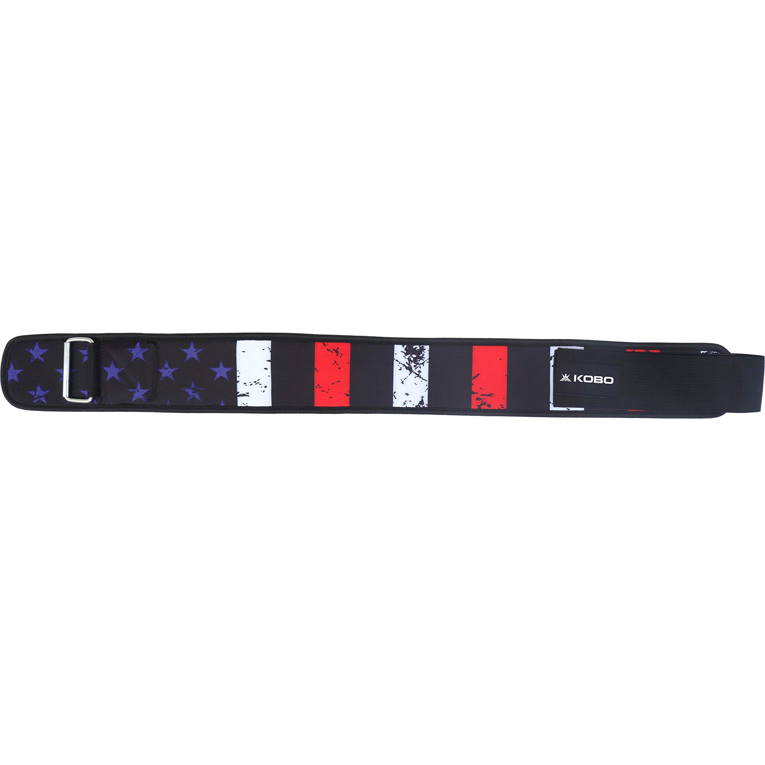 Kobo WTB-11 Power Weight Lifting Gym Belt 5 Inches Wide for Dead Lift, Squats & Weightlifting Back Support (Medium), Multicolour