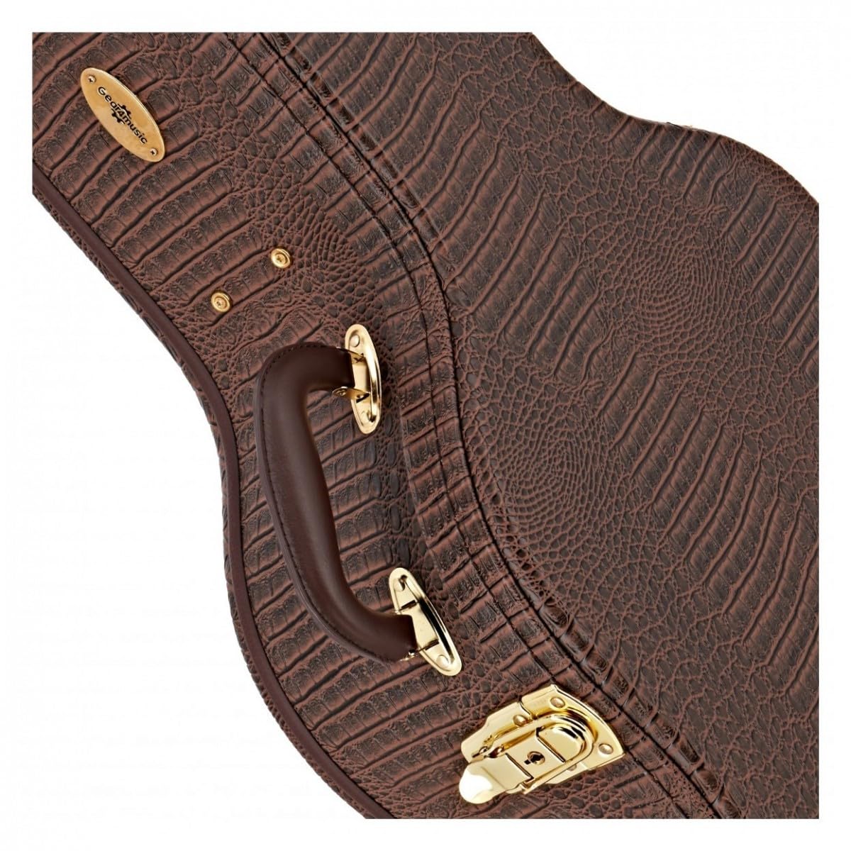 Dreadnought Custodia rigida per chitarra acustica con chiusura a chiave