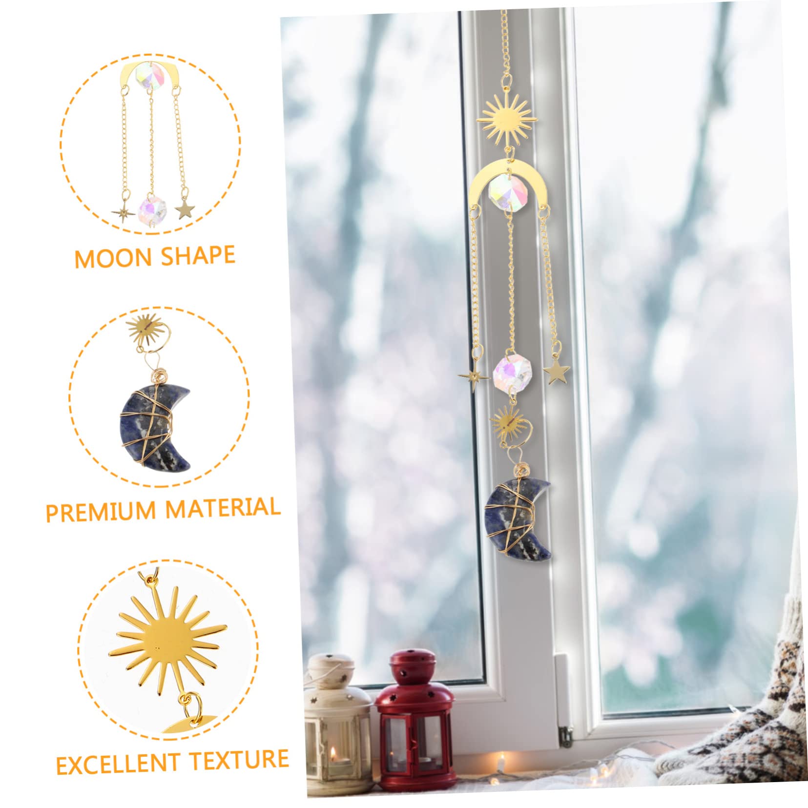 DOITOOL 5sets Mond Lampe Kit Geburten S Decke Fan Kette Decor Home Decor Hängen 2 Stücke * 5