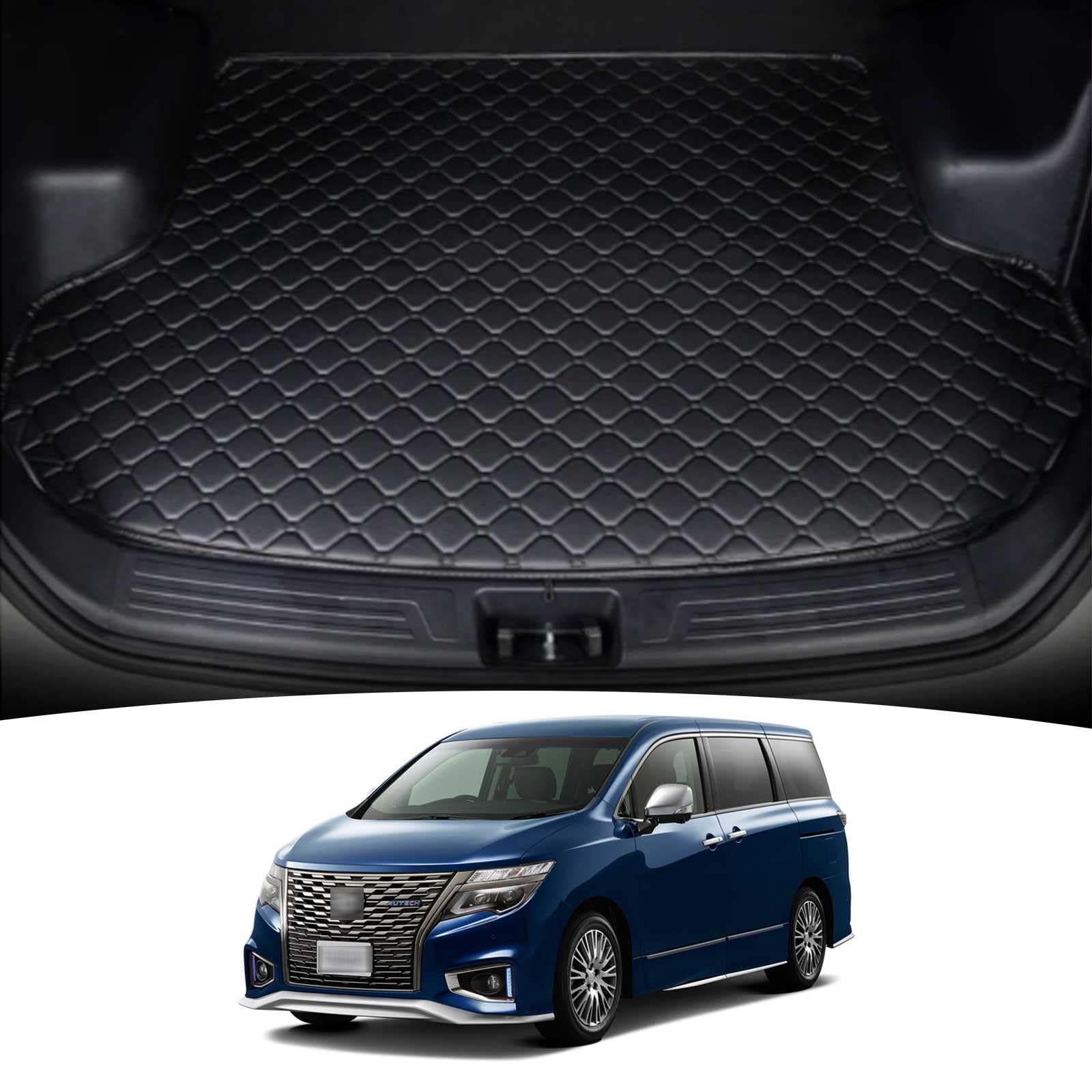 Amazon.co.jp: 車の トランクマット に適用 エルグランド ELGRAND E52