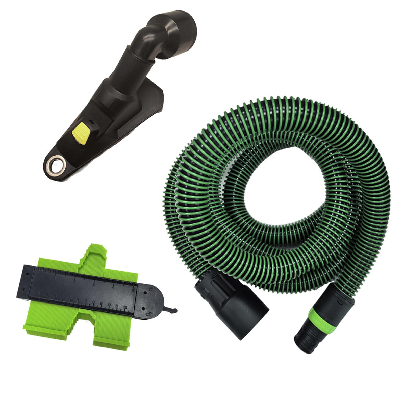 Replacement Cleanup Hose for Workshop Hookup, Corrugated Vacuum Hose Assembly with Locking Connector for Upkeep Replacement Vacuum Hookup Cleanup Assembly Locking Connector Workshop Maintenance Cuff
