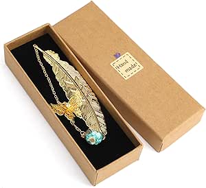 2PCS Marcapaginas Personalizado Regalos Navidad, Marcapáginas De Hojas De Plumas De Metal Con Mariposa 3D Y Colgante De Flor Seca, Regalo Para Profesora Lectores Mujeres Y Niños