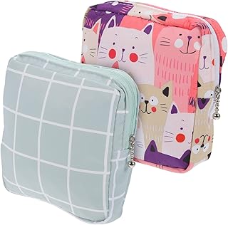 Hemoton 2pcs Napkin Storage Bag Small Bags for Travel Coin Purse Wallet Pouch Wallet Practical Period Pouch Period Pad Bag Napkin Bag Key Carrying Bags Period Pouches