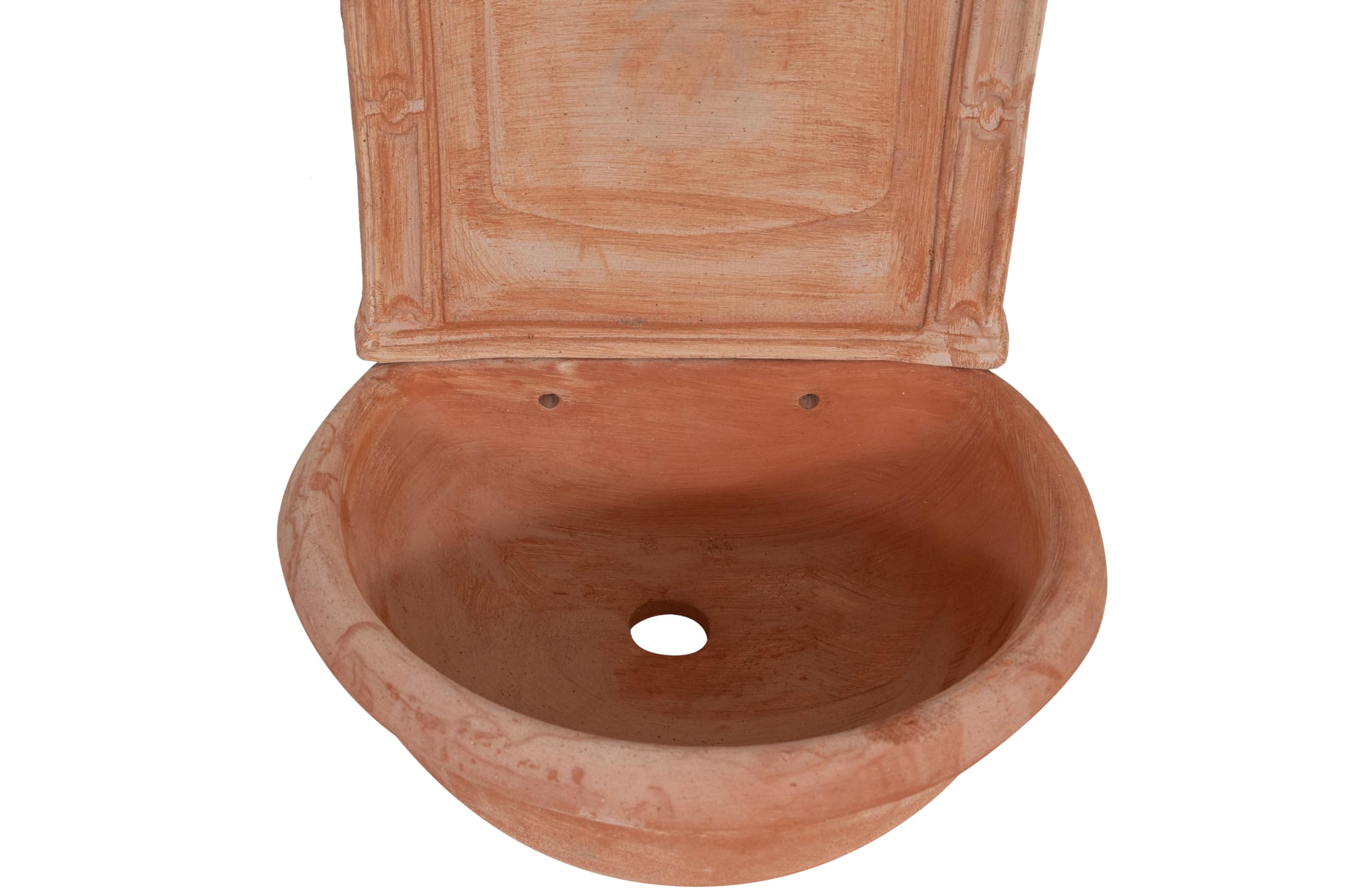 Biscottini Fontana da Giardino Esterno L45xPR36xH64 - Fontana da Giardino in Terracotta - Fontanella da Giardino - Arredo Giardino Fontana Giardino in Terracotta