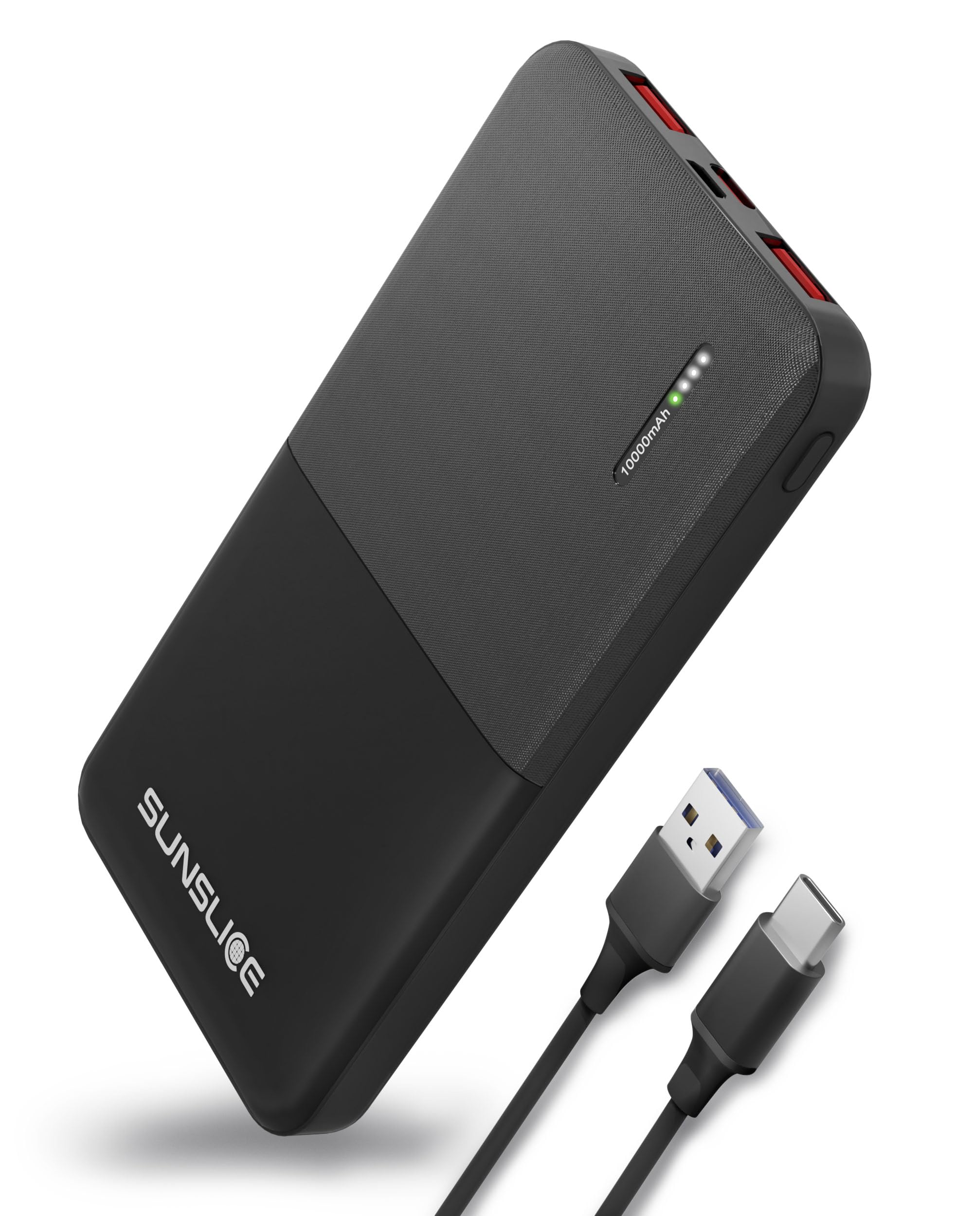 Batterie externe solaire étanche 10000 mAh à charge rapide Batterie externe solaire étanche 10000 mAh à charge rapide